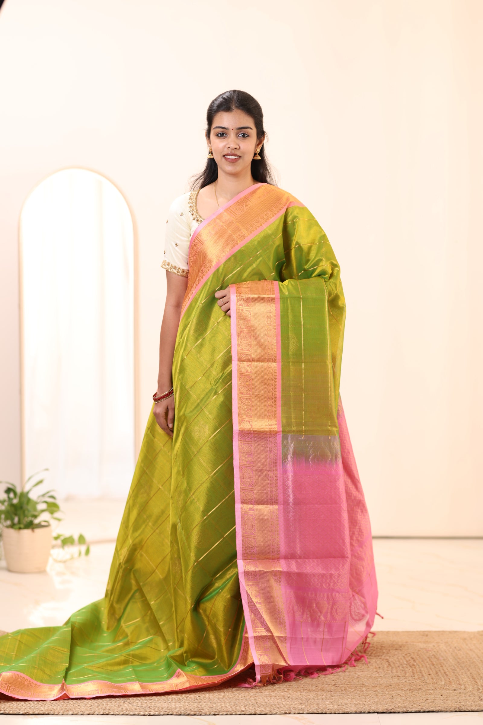 Kanchi Silk Cotton Saree A95