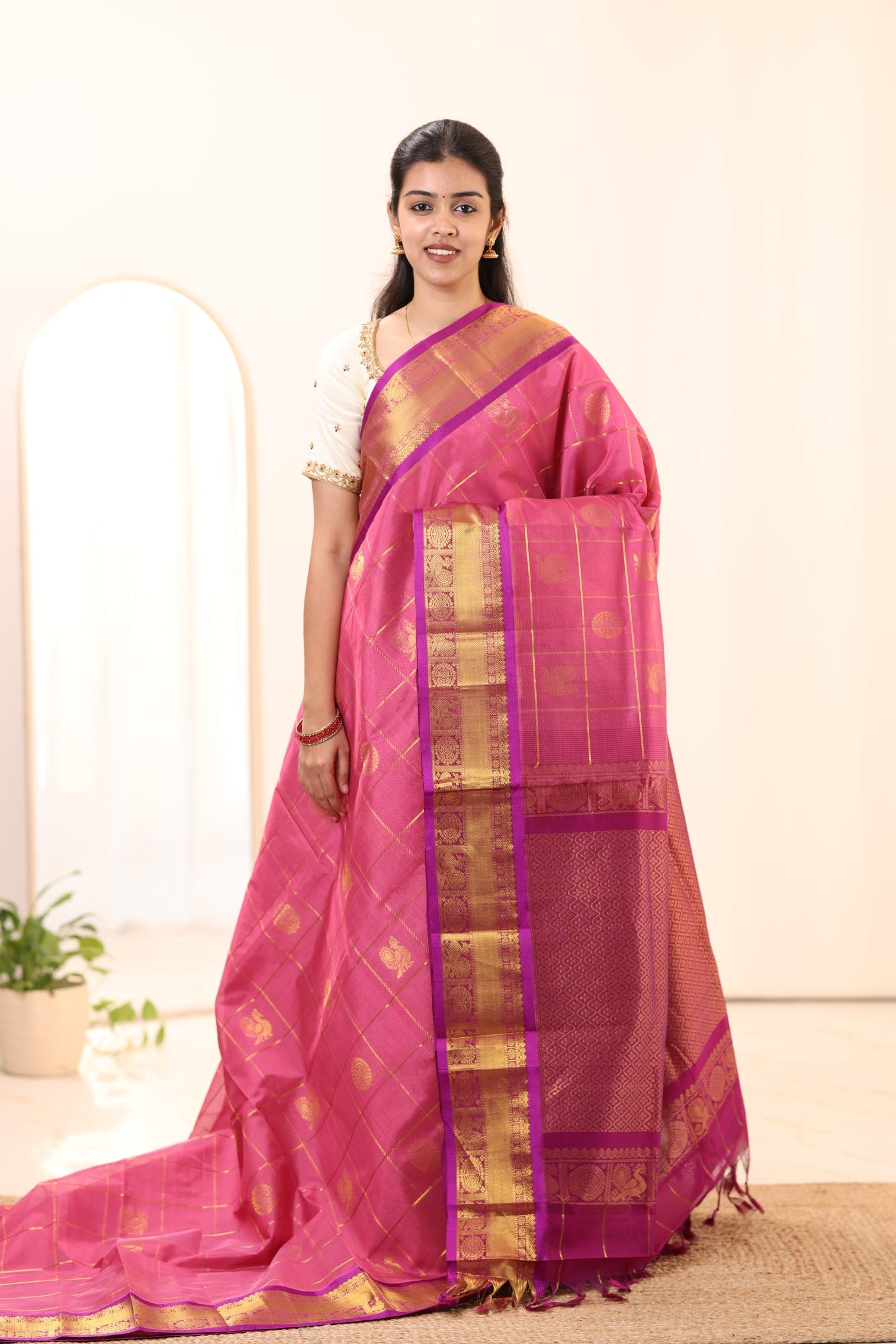 Kanchi Silk Cotton Saree A101