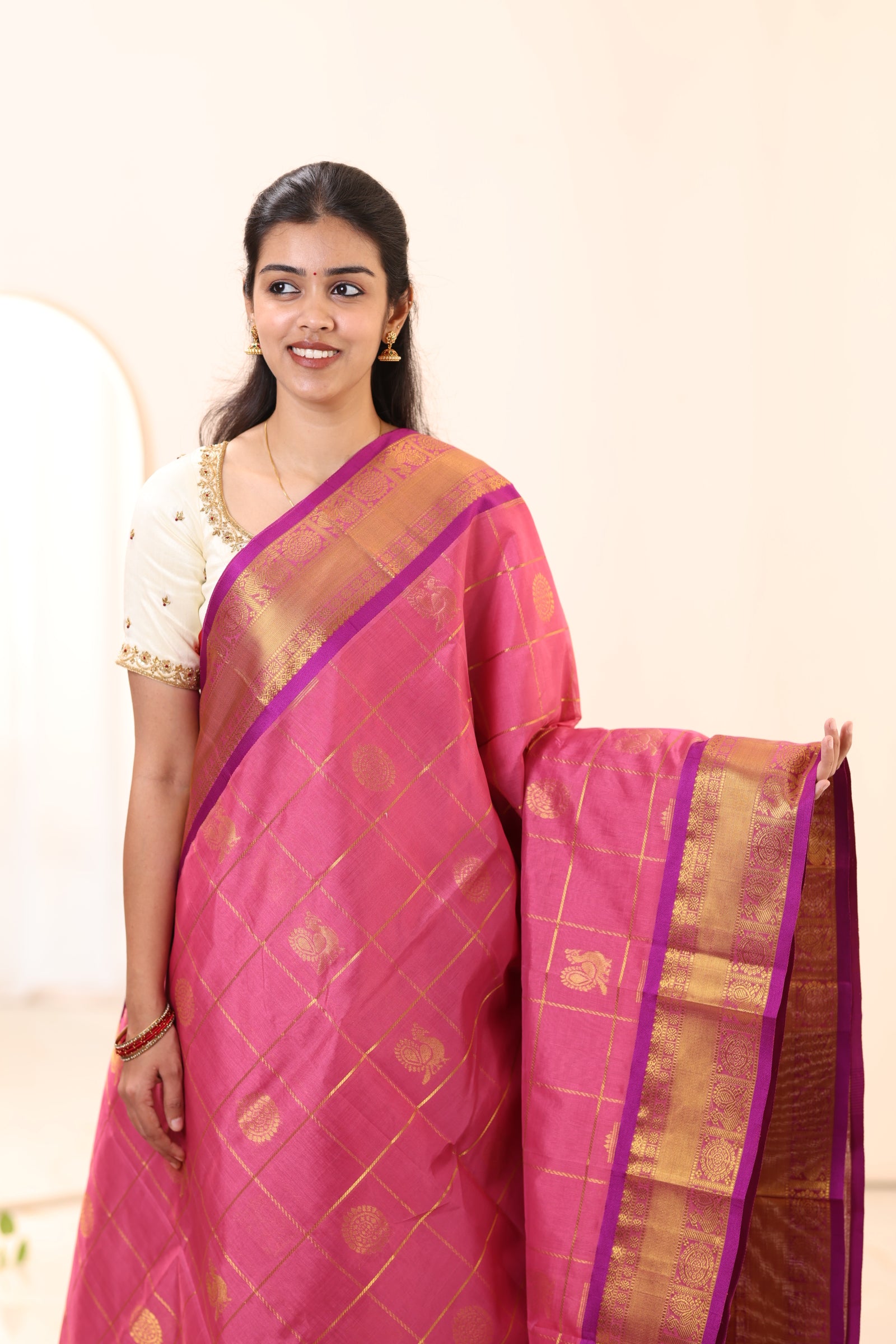 Kanchi Silk Cotton Saree A101