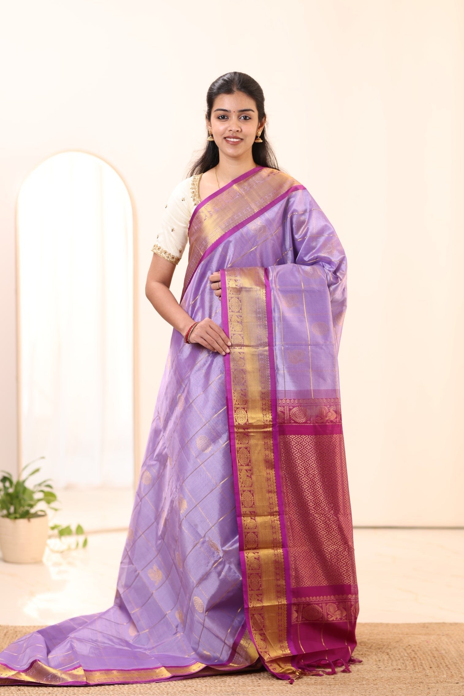 Kanchi Silk Cotton Saree A98