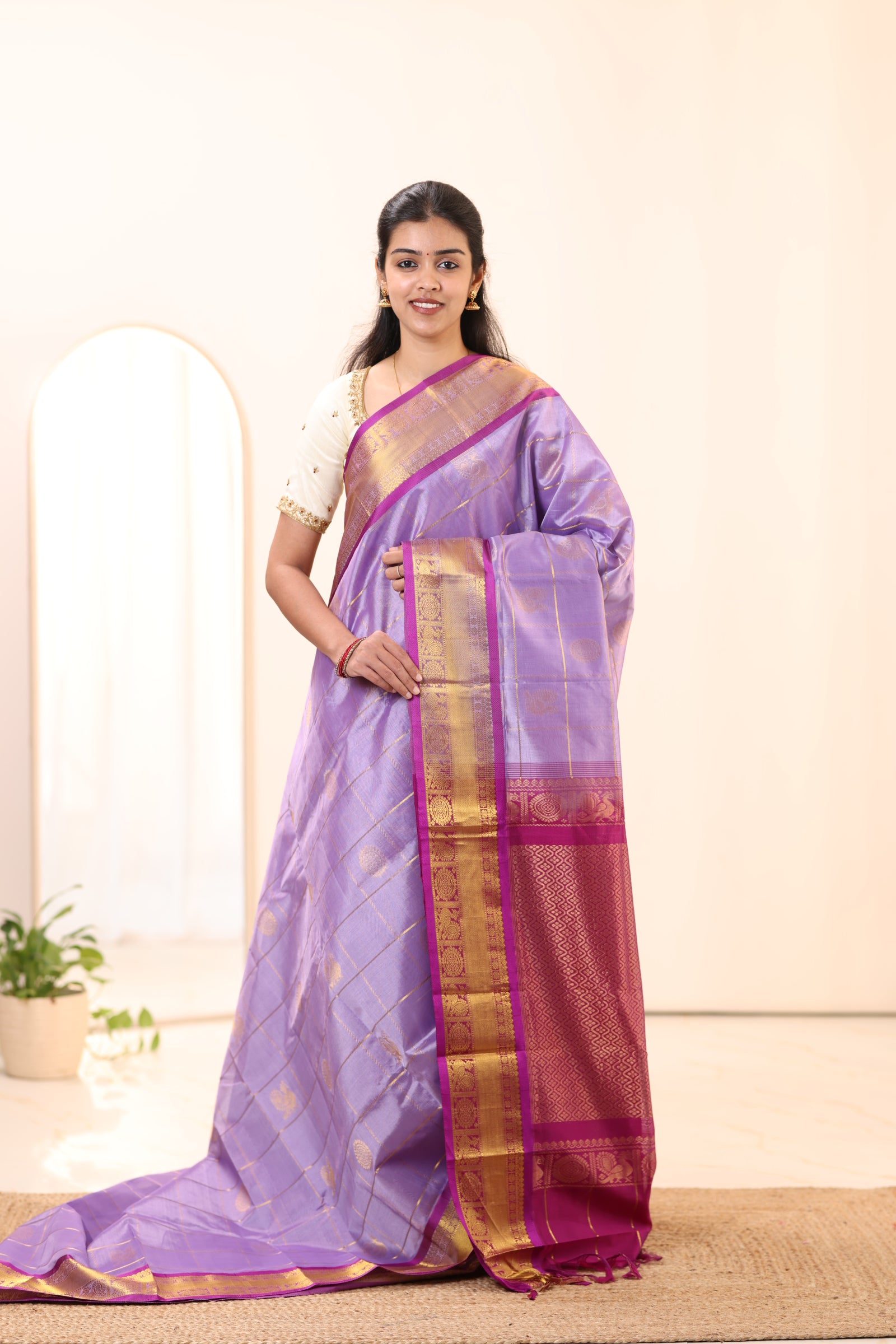 Kanchi Silk Cotton Saree A98