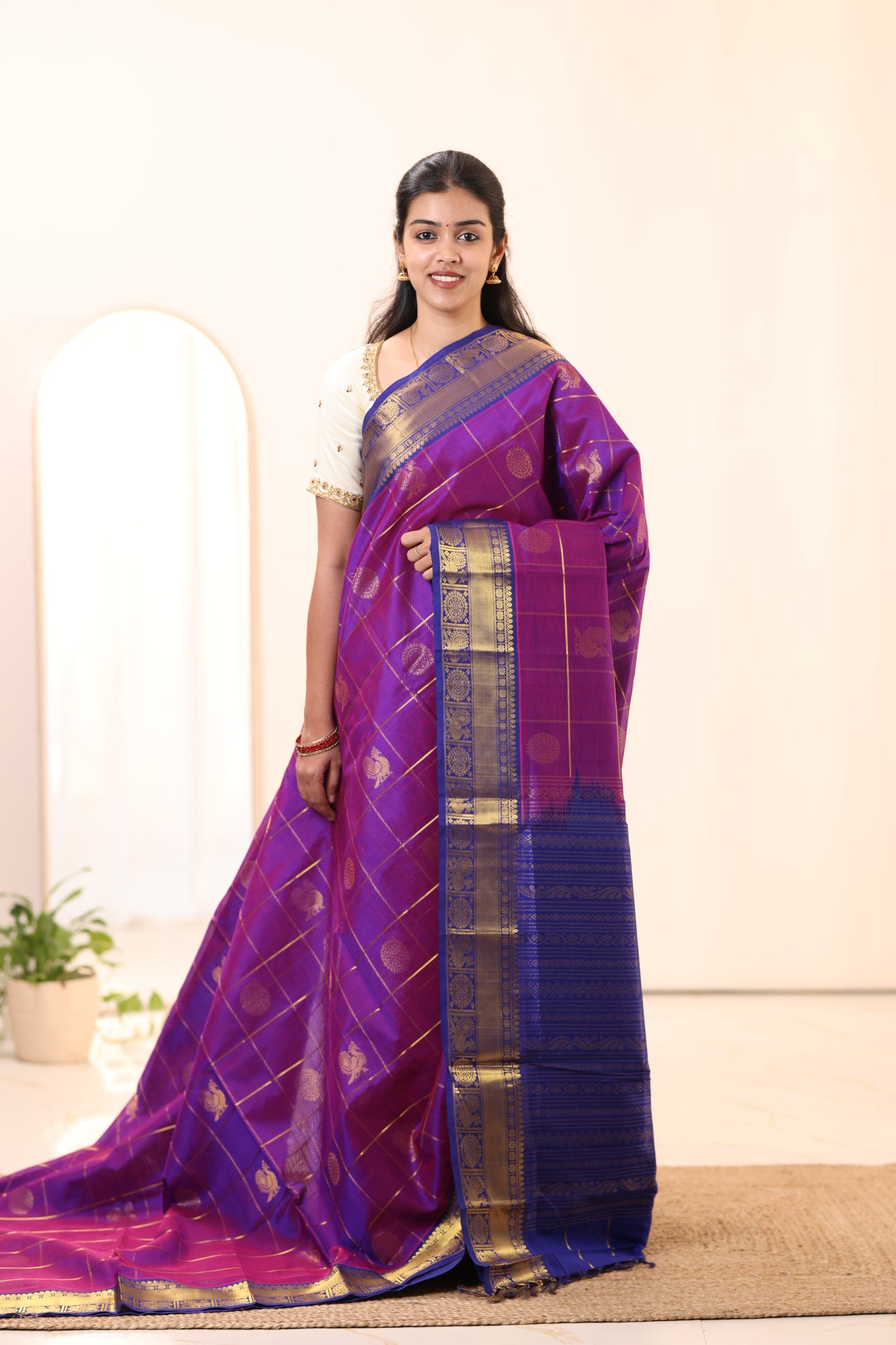 Kanchi Silk Cotton Saree A97