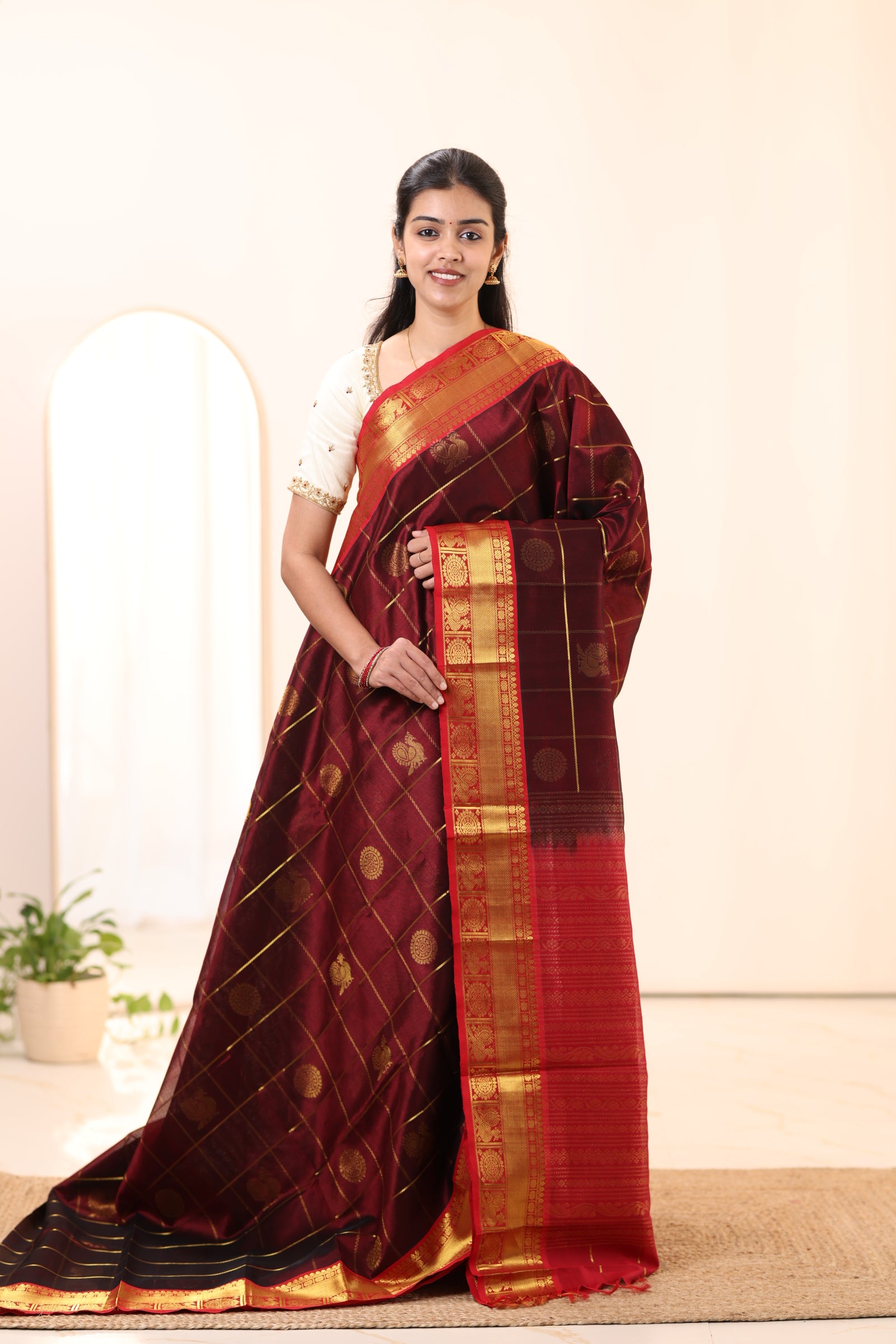 Kanchi Silk Cotton Saree A102