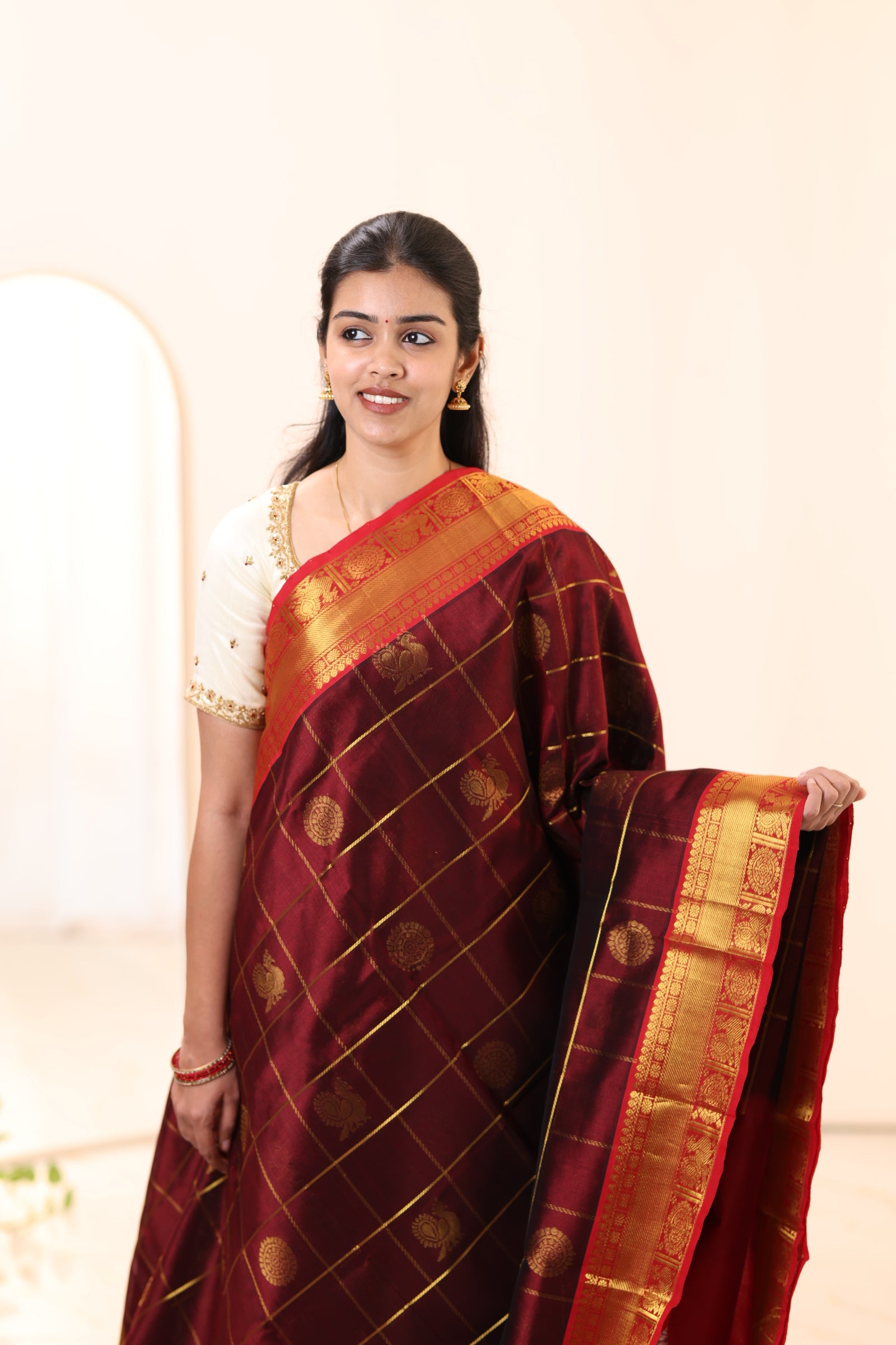 Kanchi Silk Cotton Saree A102