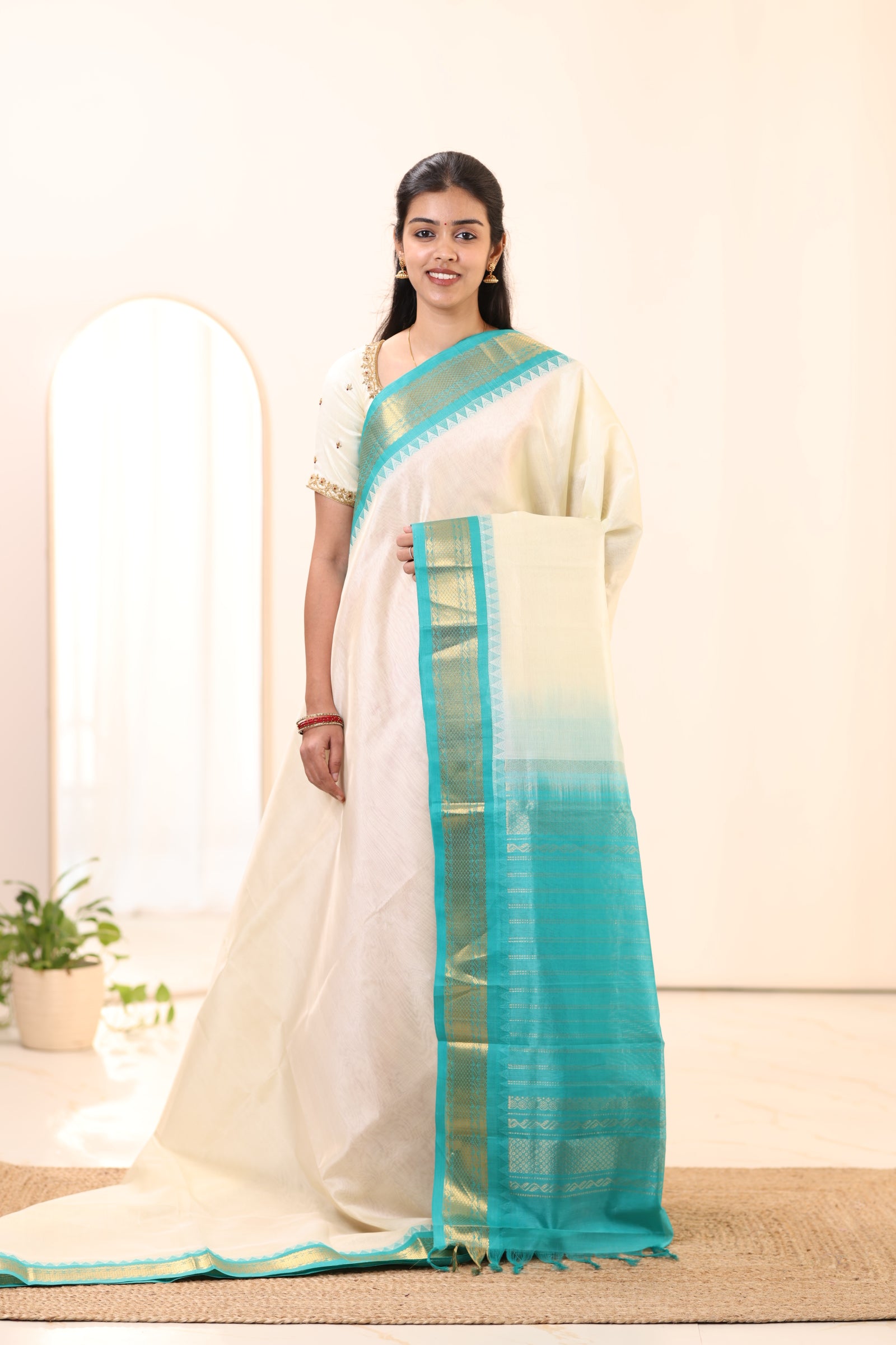 Kanchi Silk Cotton Saree A106