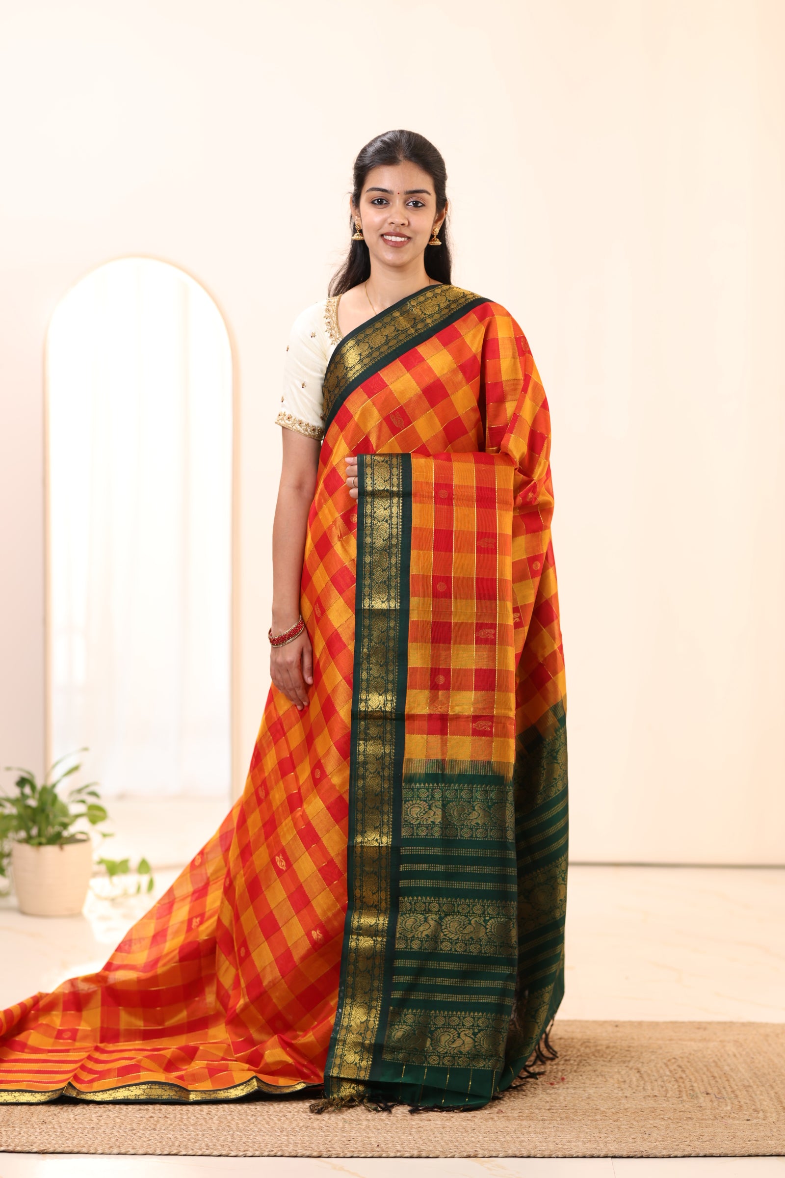 Kanchi Silk Cotton Saree A107