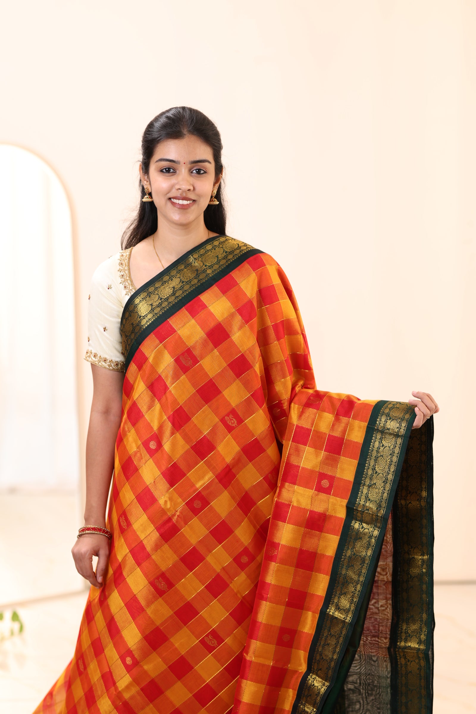 Kanchi Silk Cotton Saree A107
