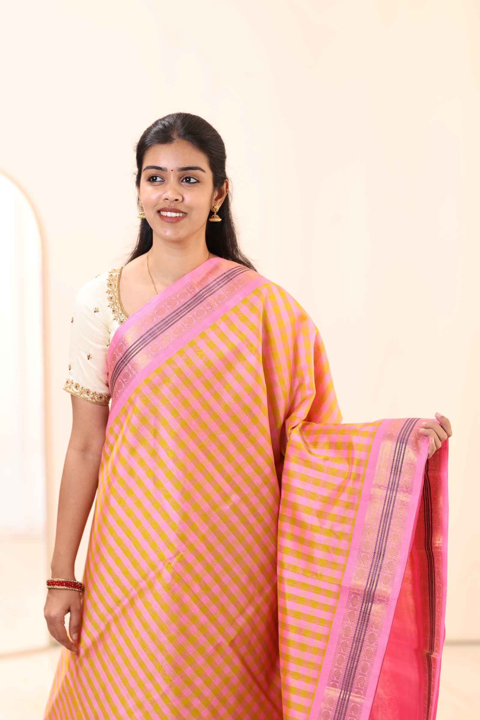 Kanchi Silk Cotton Saree A108