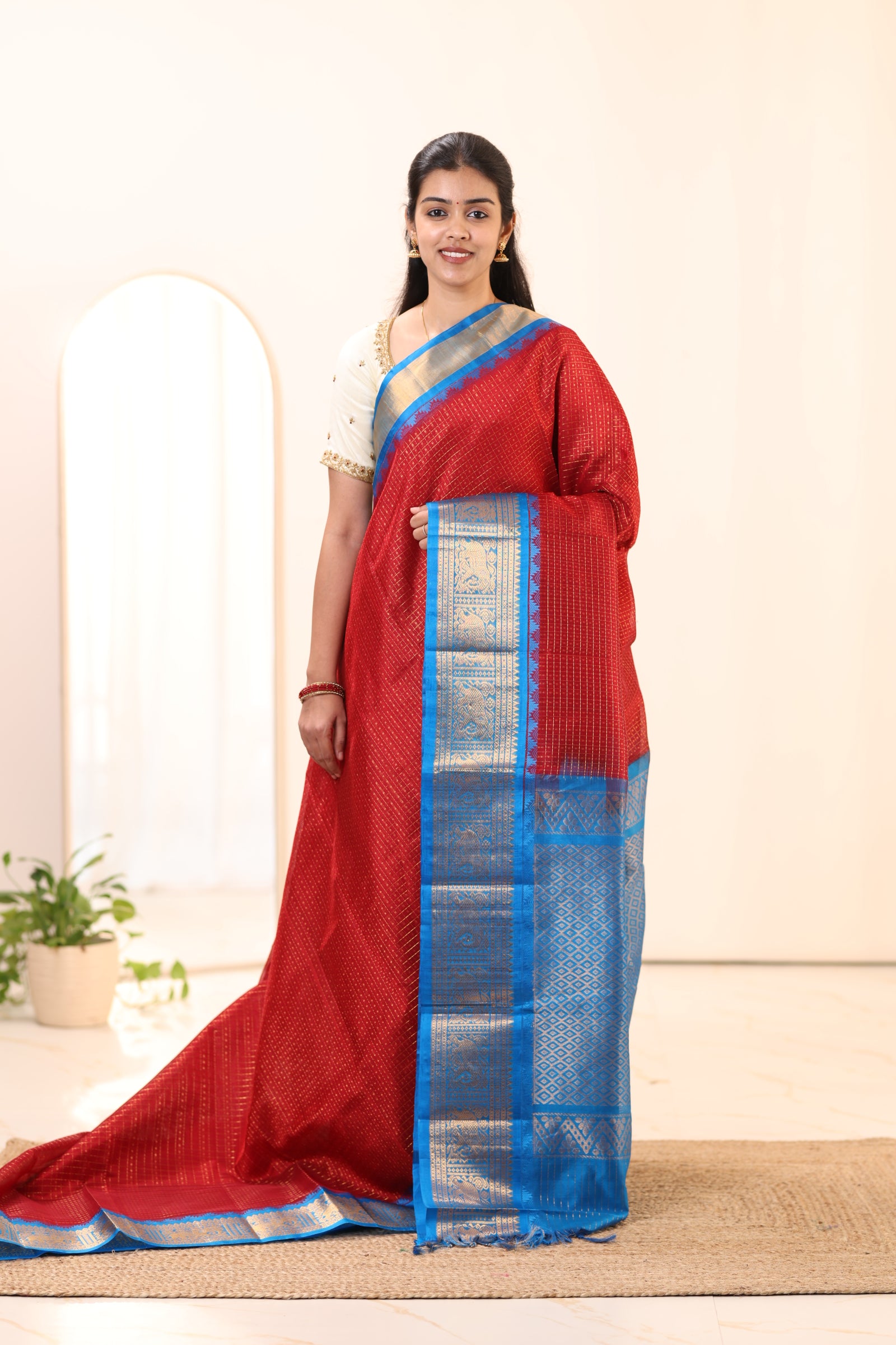 Kanchi Silk Cotton Saree A109