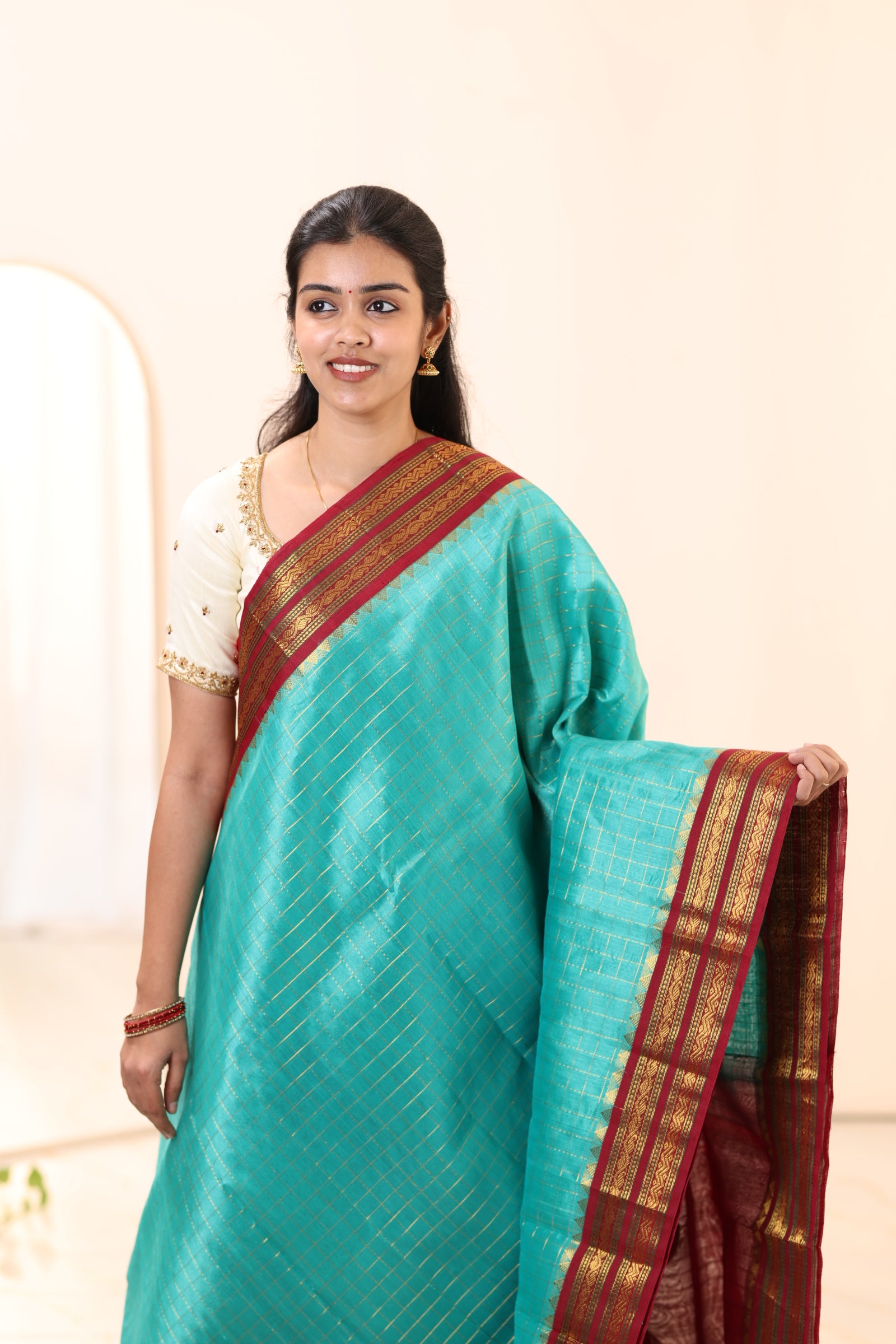 Kanchi Silk Cotton Saree A112