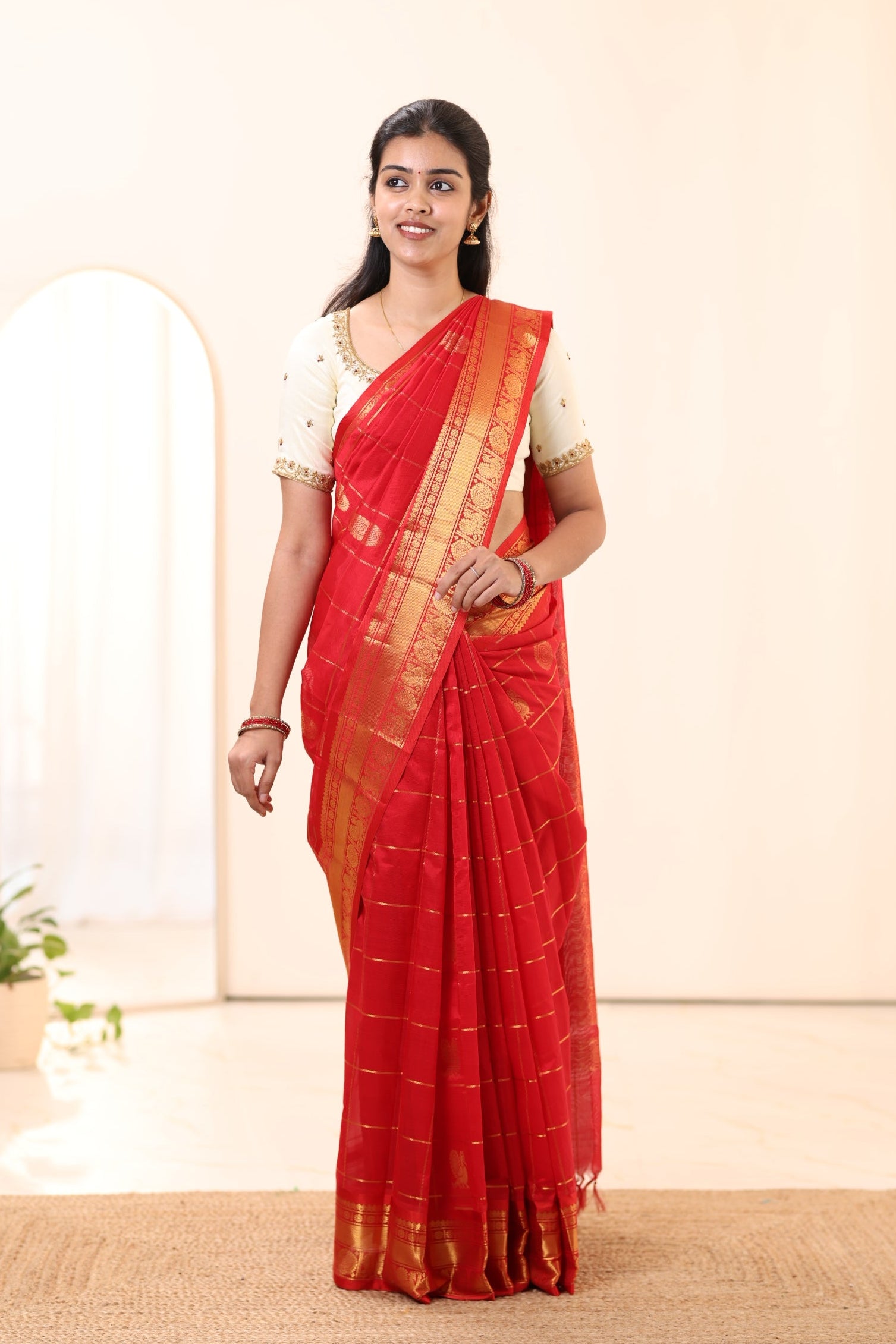 Kanchi Silk Cotton Saree A119