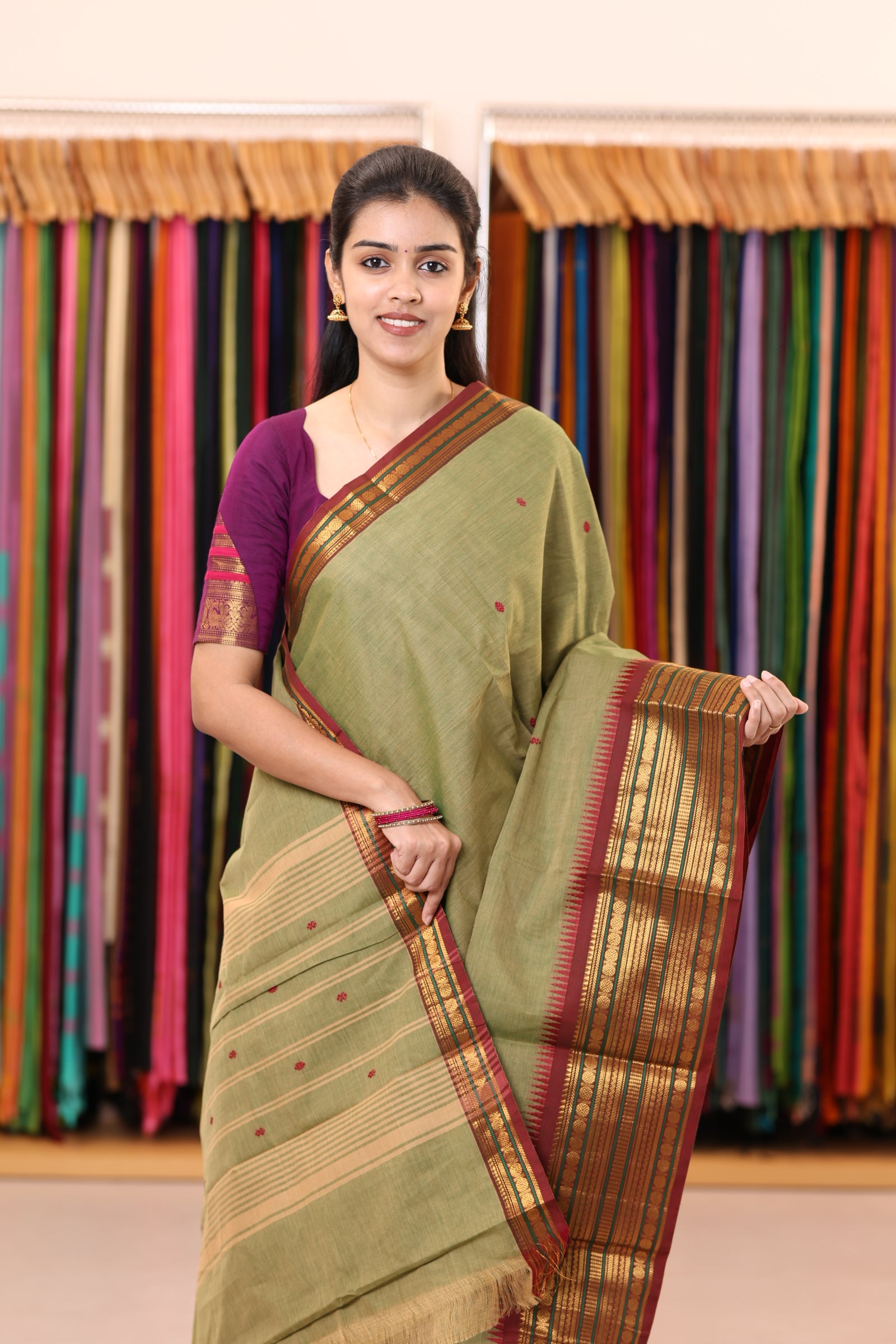 Chettinad Cotton Sarees C56
