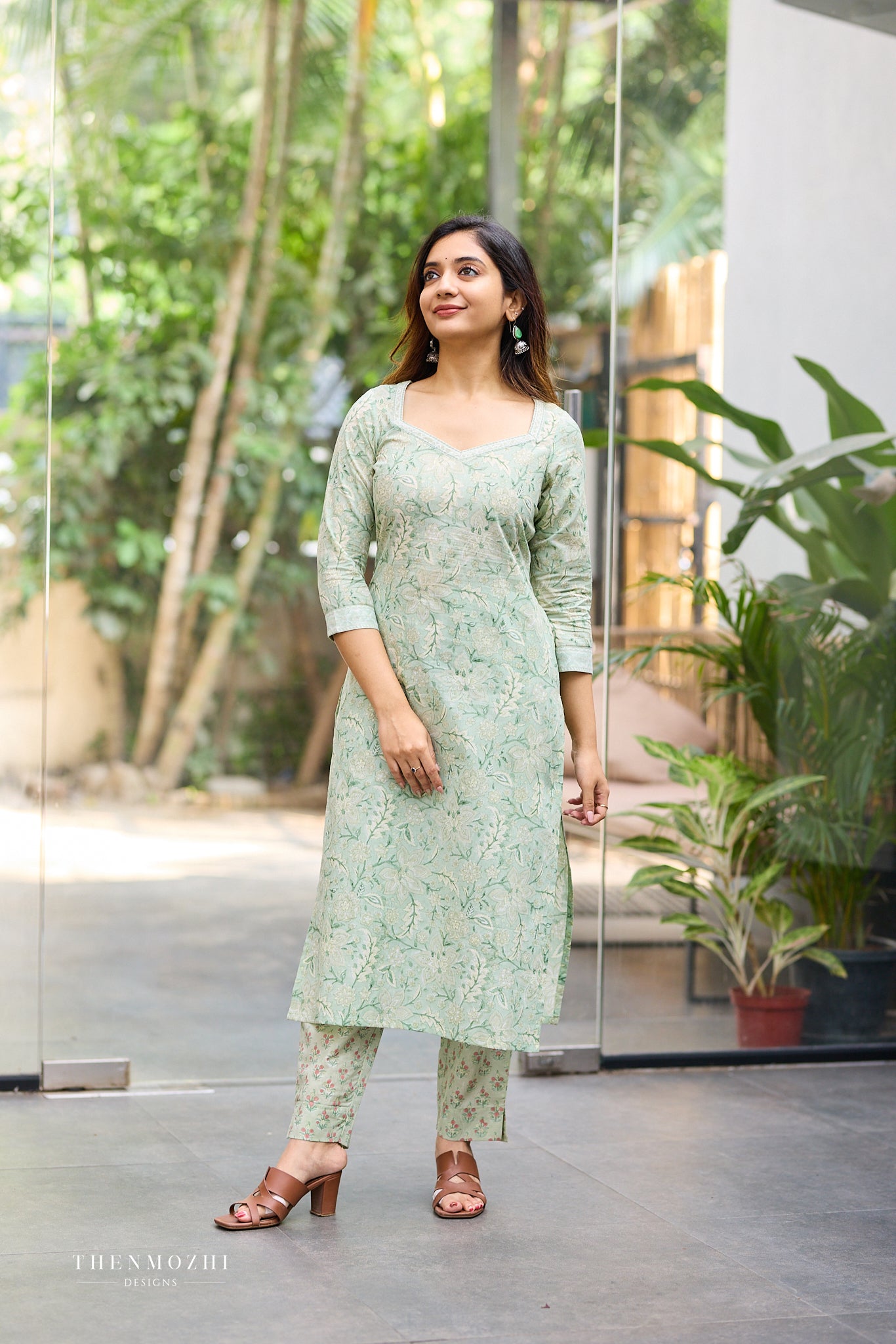 Pastel Sage Green cord set