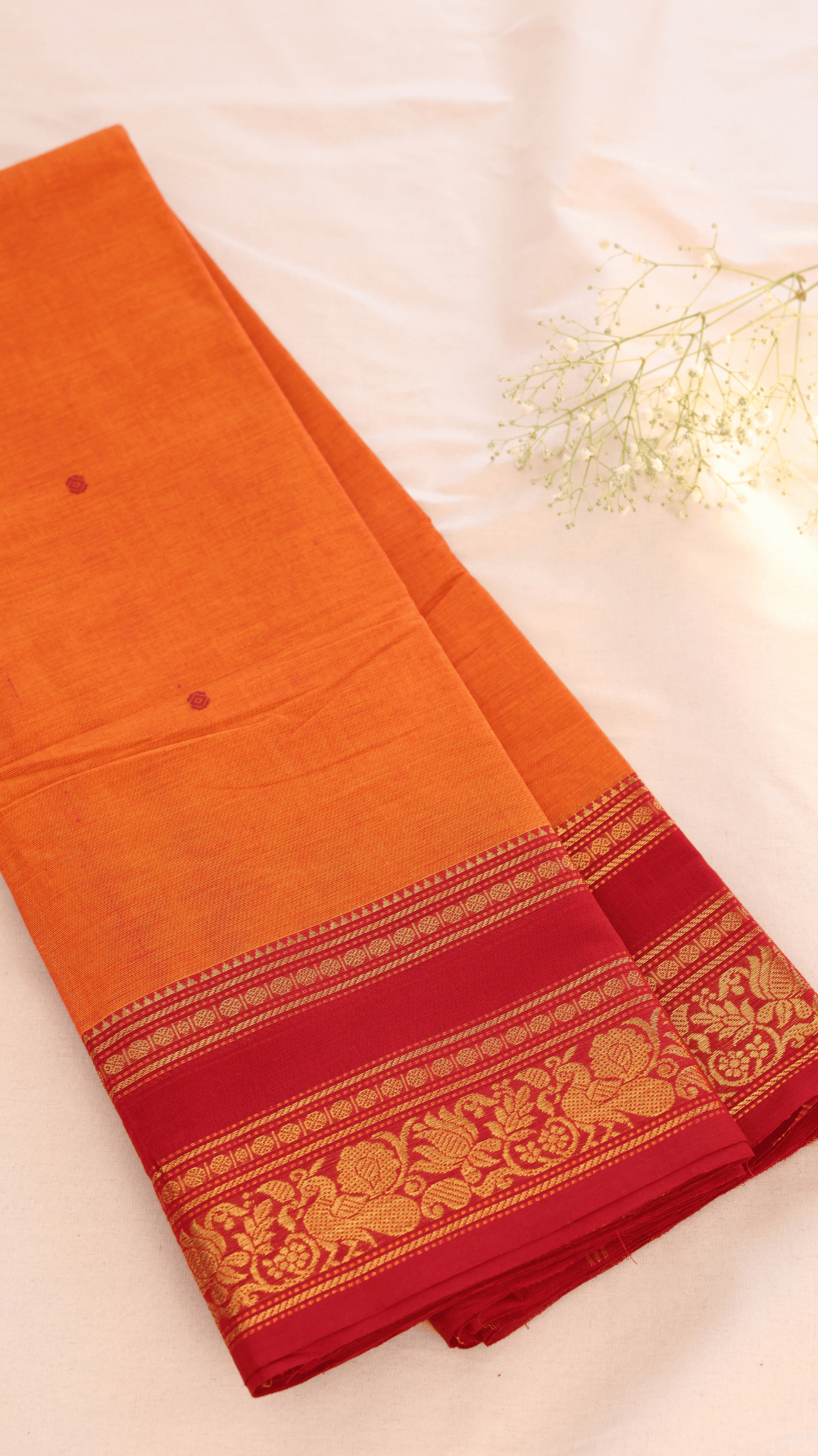 Butta Chettinad Cotton Saree CW190