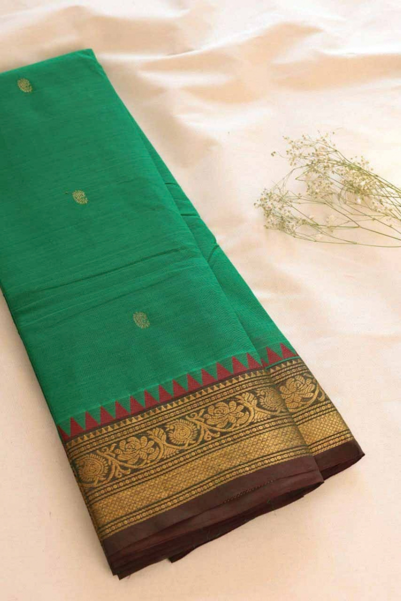 Butta Chettinad Cotton Saree CW333