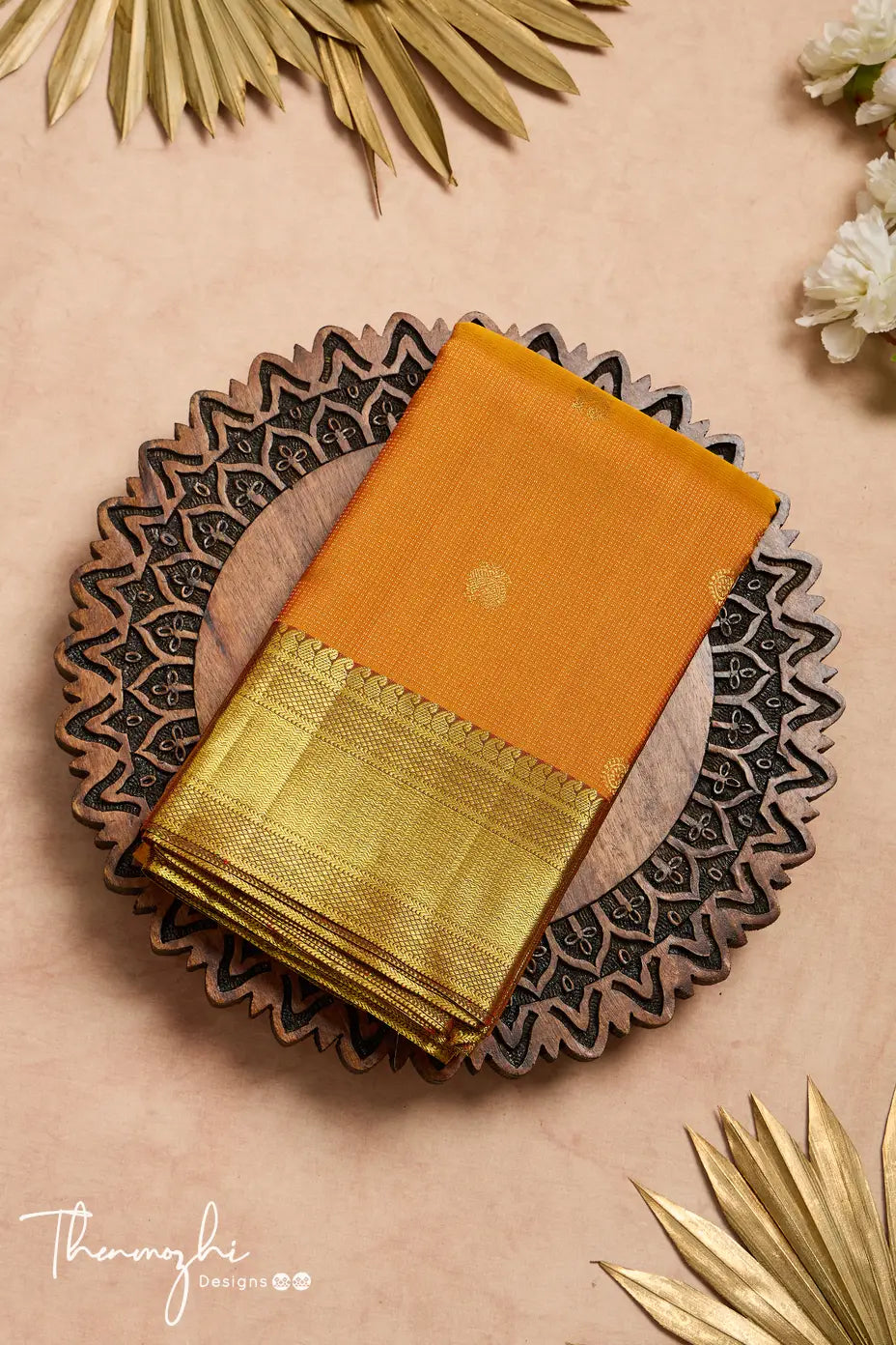 Yellow Kanjivaram Pure Silk Saree