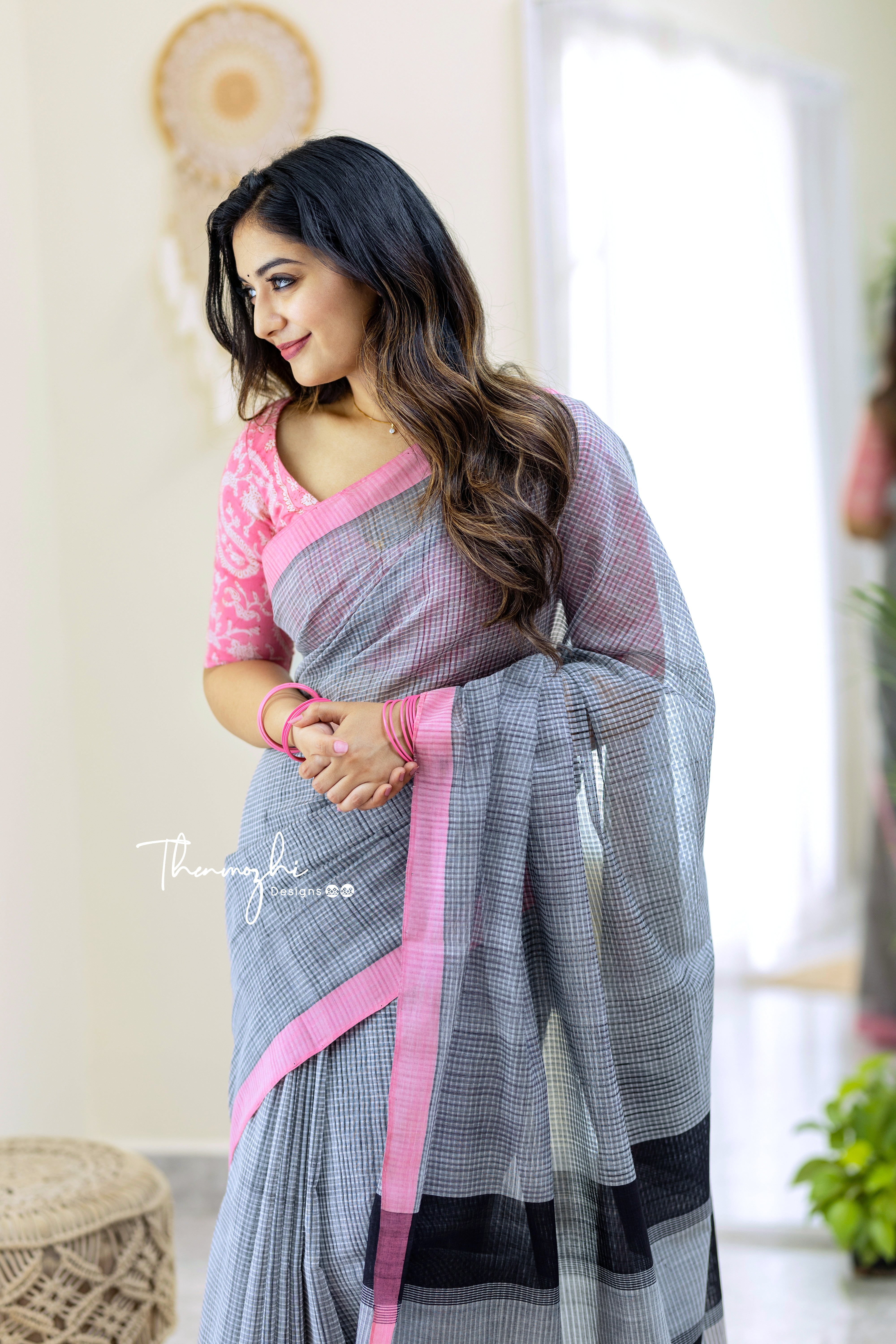 Cream Purple Pure Gadwal Silk Saree | Sakhi Fashions – sakhifashions