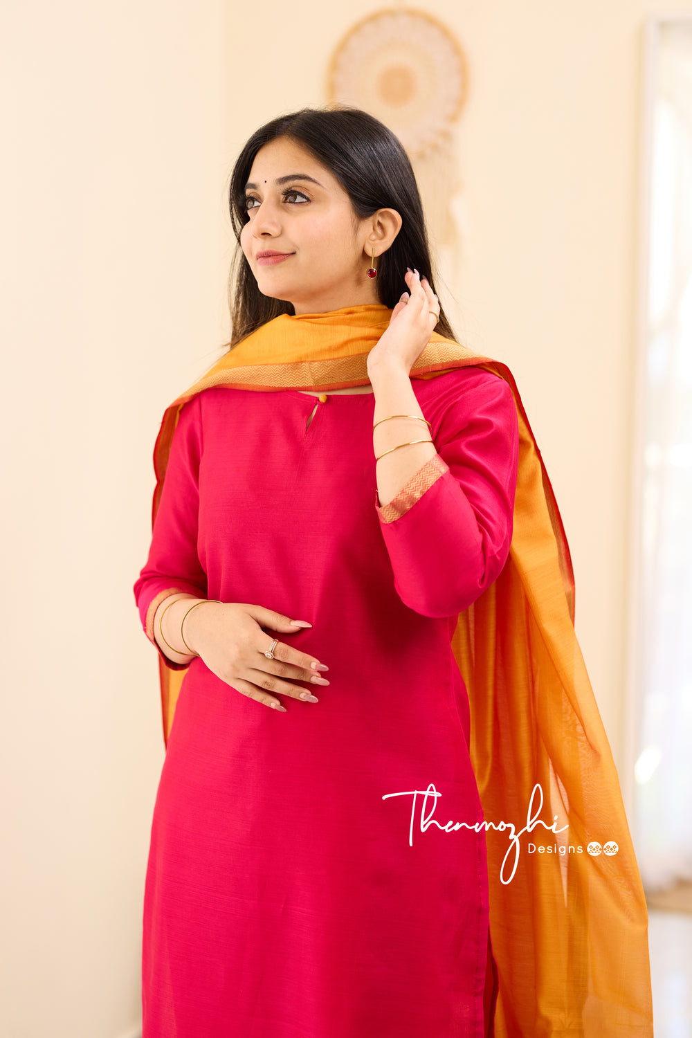 Maheshwari Silk Cotton Suit 10