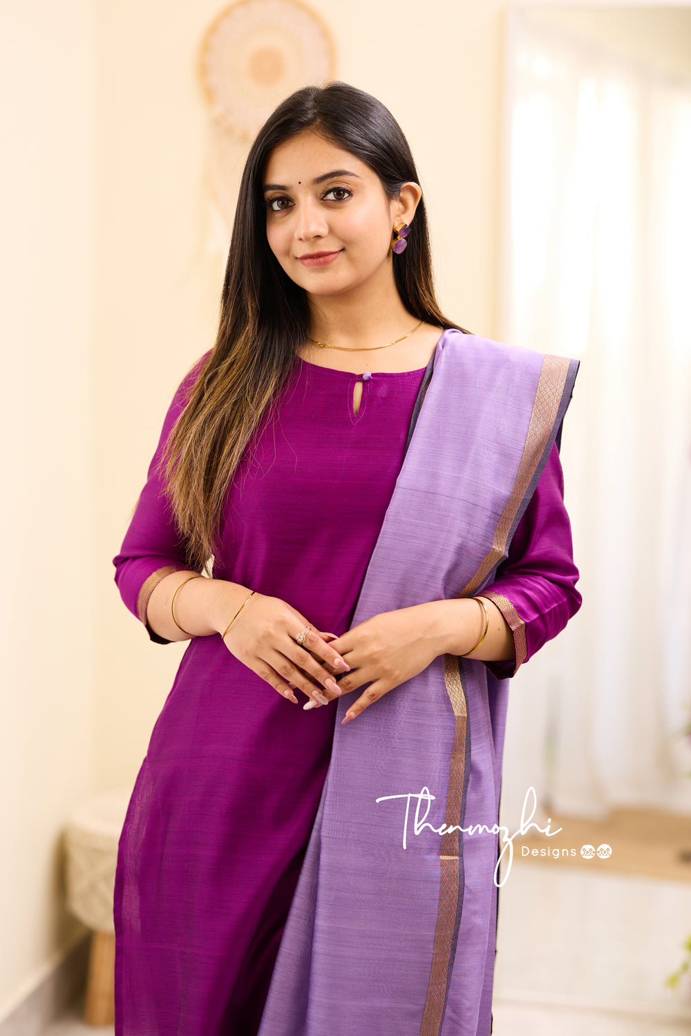 Maheshwari Silk Cotton Suit 15