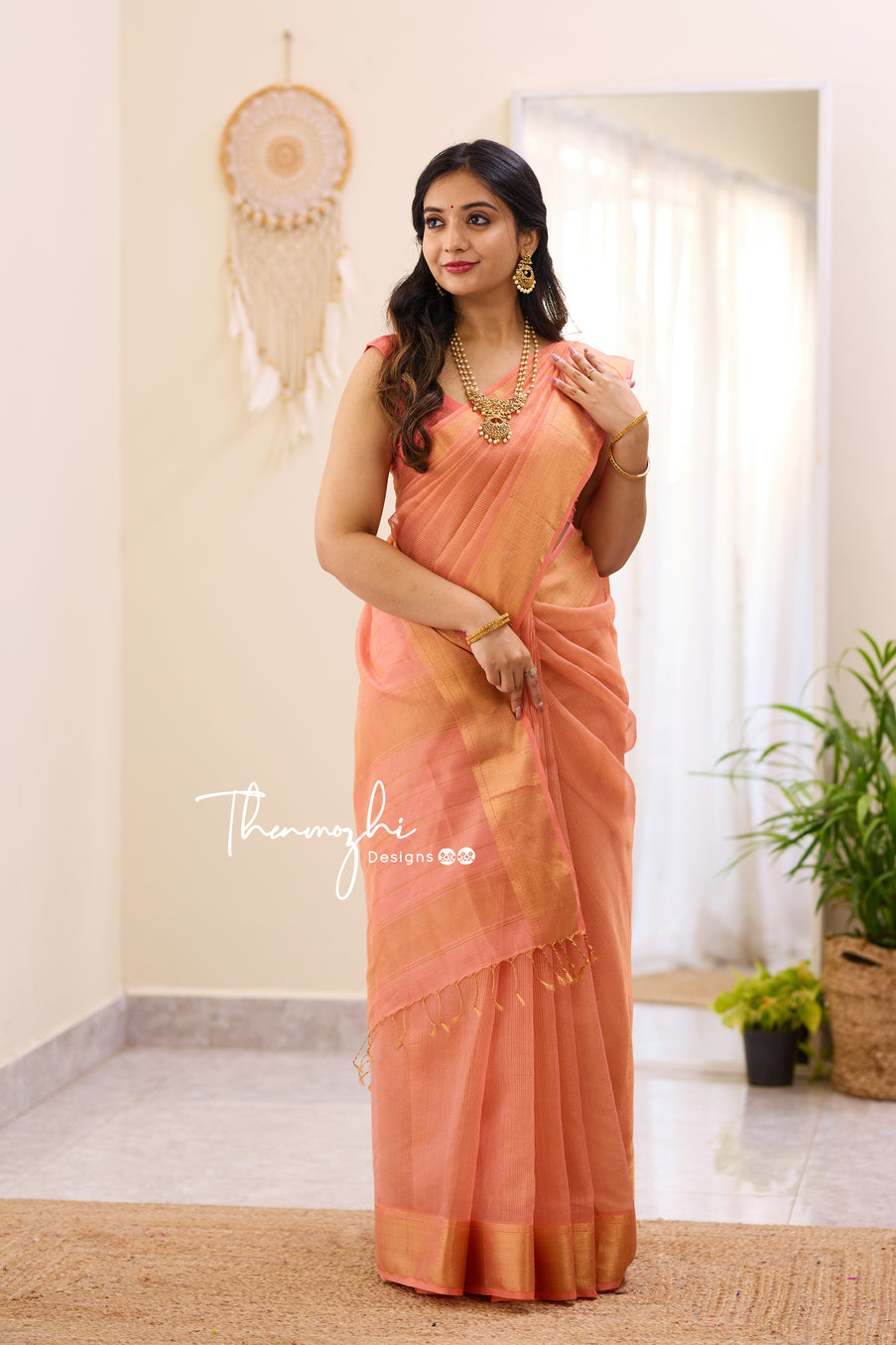 Exclusive Peach Color Soft Silk Designer Pattu Saree – TheDesignerSaree