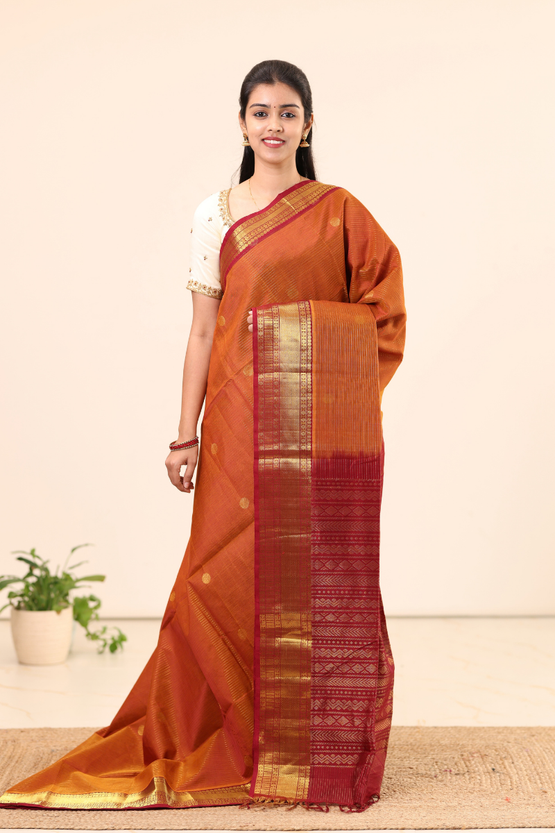 Kanchi Silk Cotton Saree A134