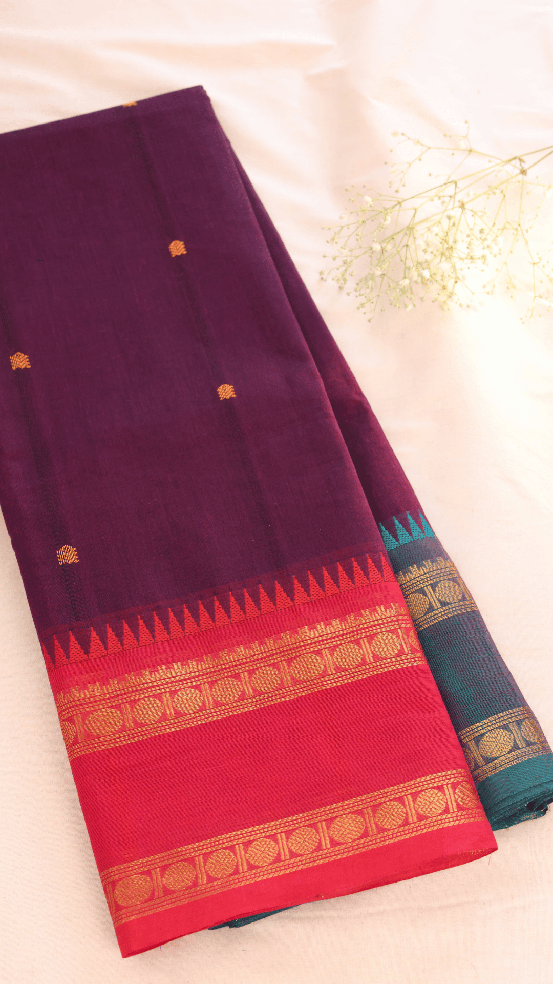 Rettapet Chettinad Cotton Saree CW183