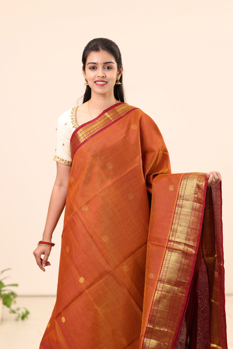 Kanchi Silk Cotton Saree A134