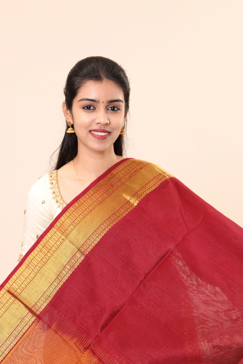 Kanchi Silk Cotton Saree A134