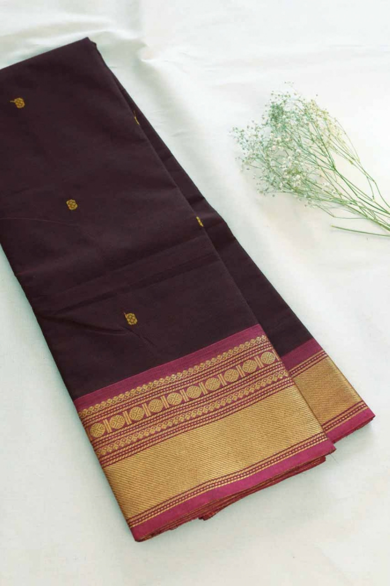 Butta Chettinad Cotton Saree CW487