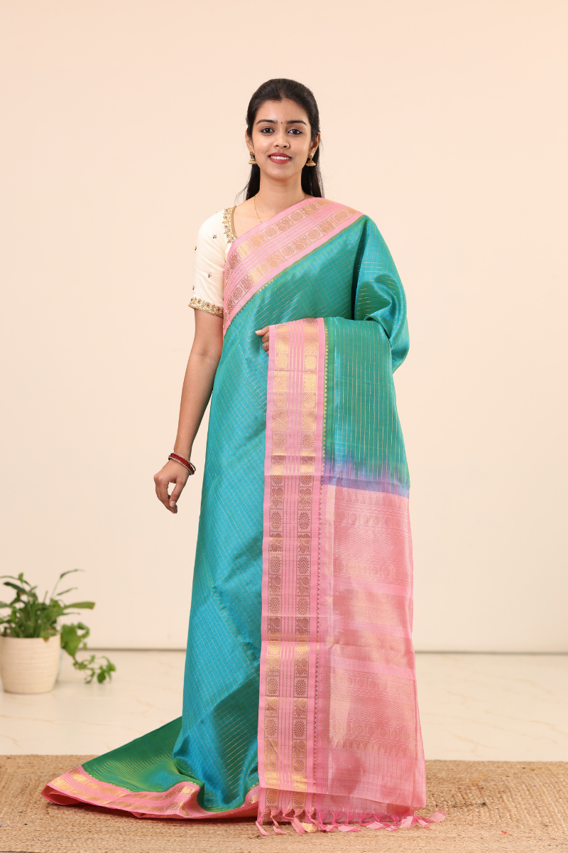 Kanchi Silk Cotton Saree A137