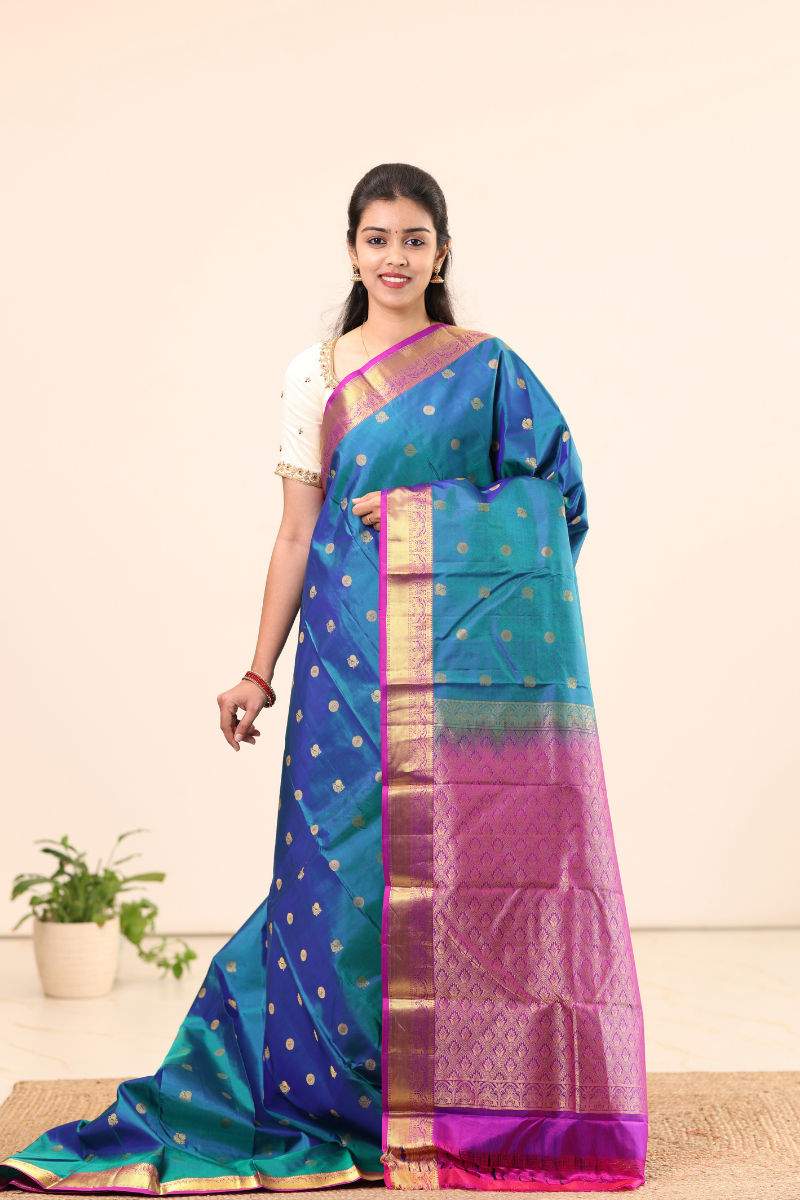 Kanchi Silk Cotton Saree A121