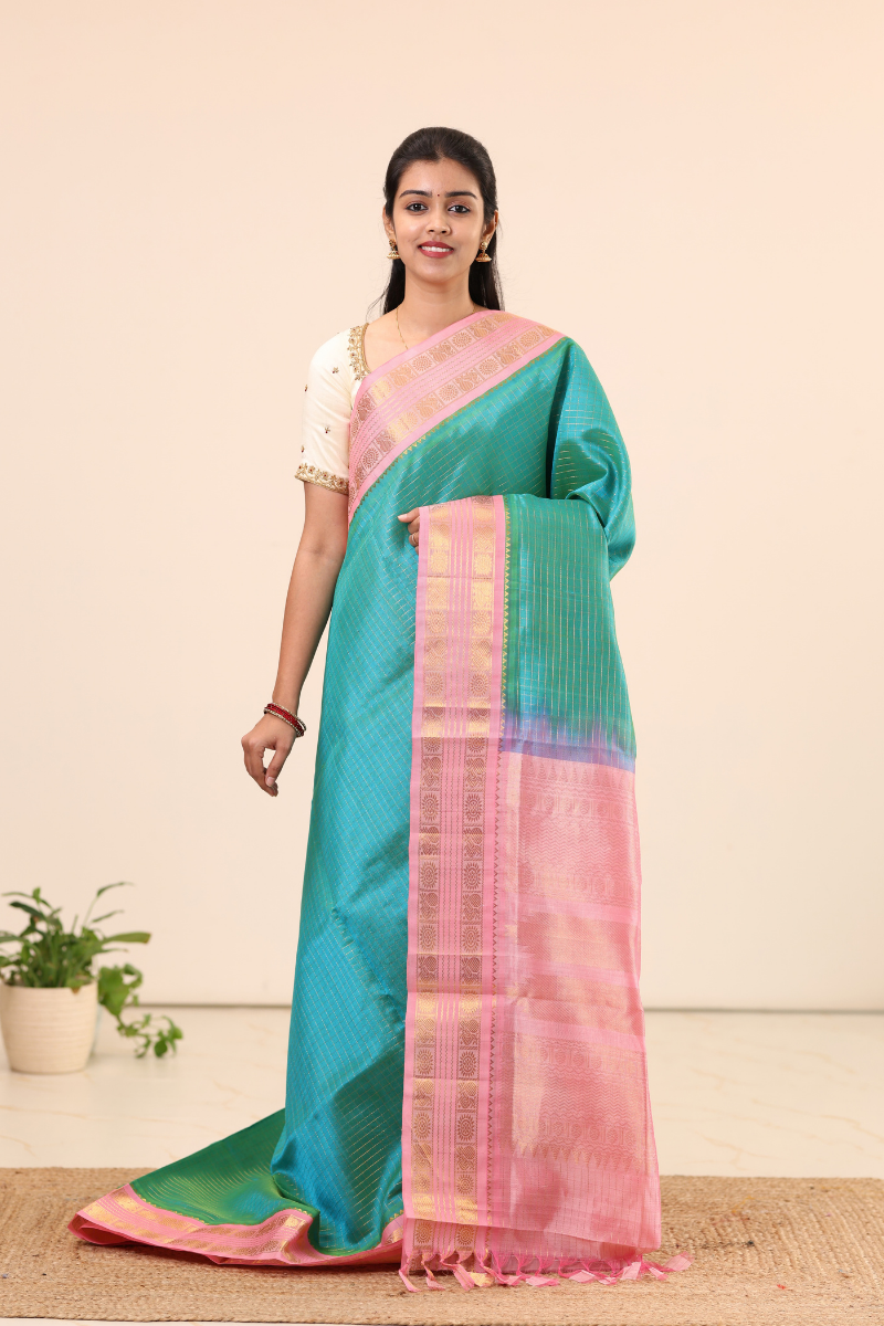Kanchi Silk Cotton Saree A137