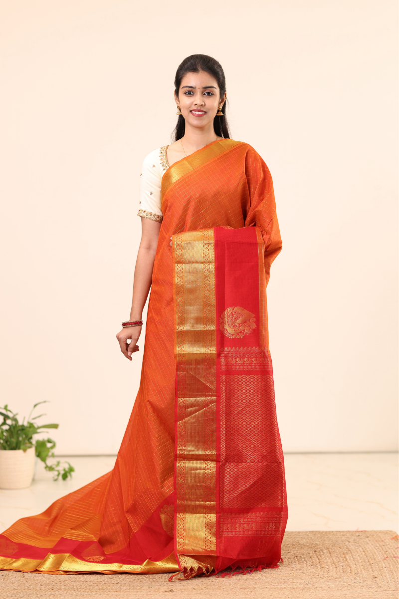 Kanchi Silk Cotton Saree A139