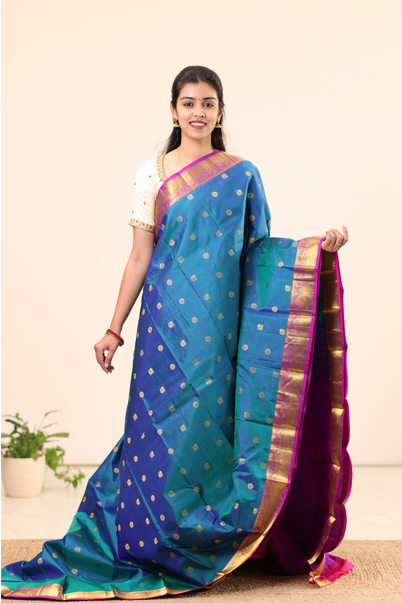 Kanchi Silk Cotton Saree A121