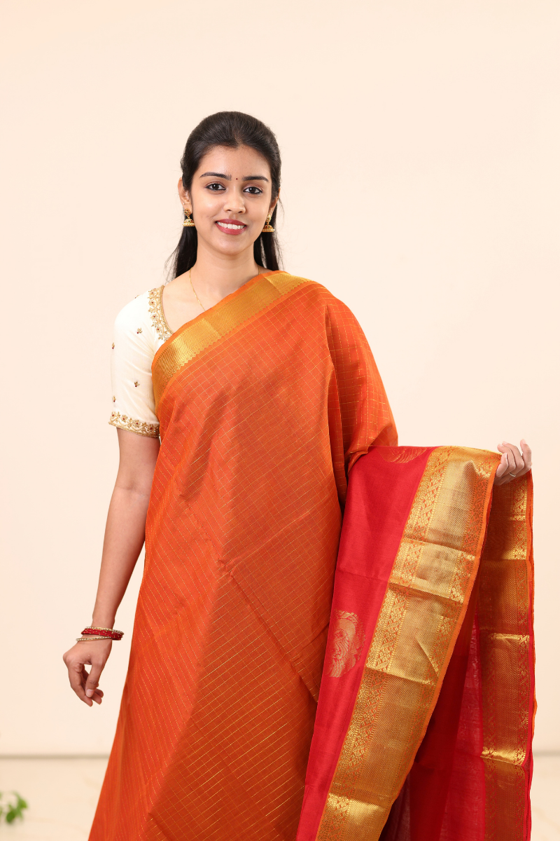 Kanchi Silk Cotton Saree A139
