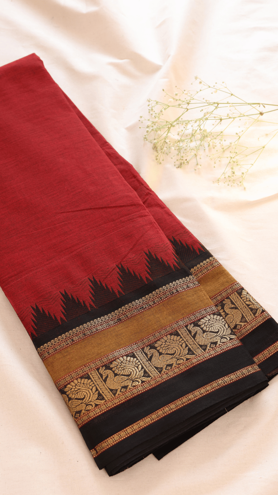 Classic Chettinad Cotton Saree CW218