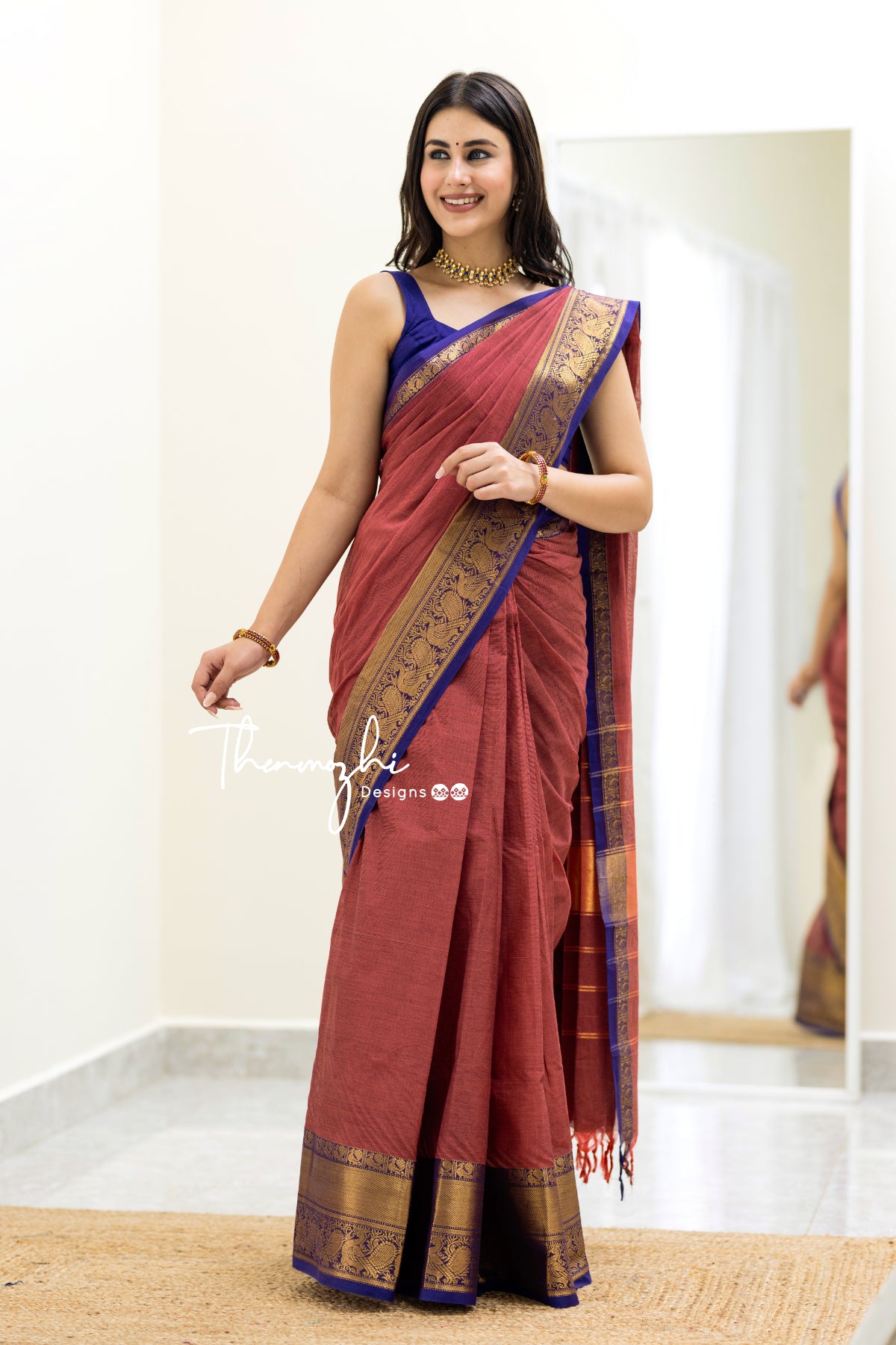 Buy Wine Color Saree Online At Great Prices – Koskii