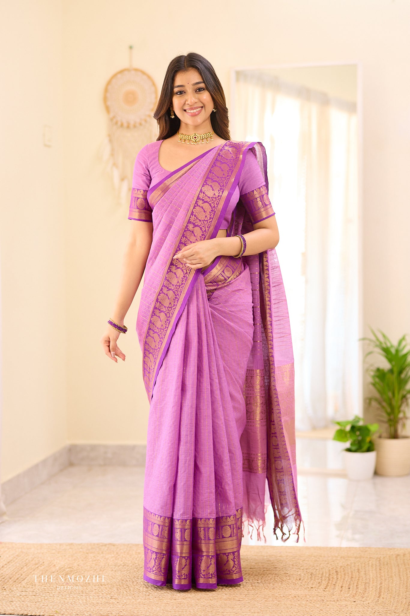 Candy Floss Chettinad Cotton saree