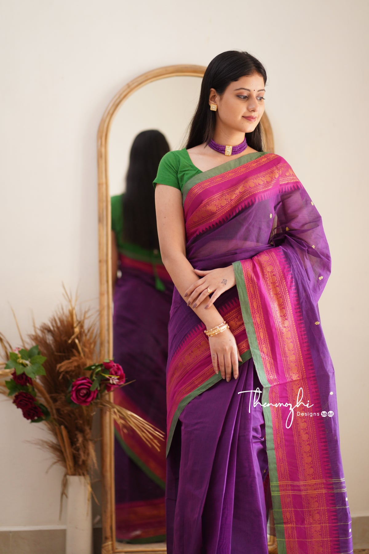 Kalyani Cotton Saree – www.vannamayil.com