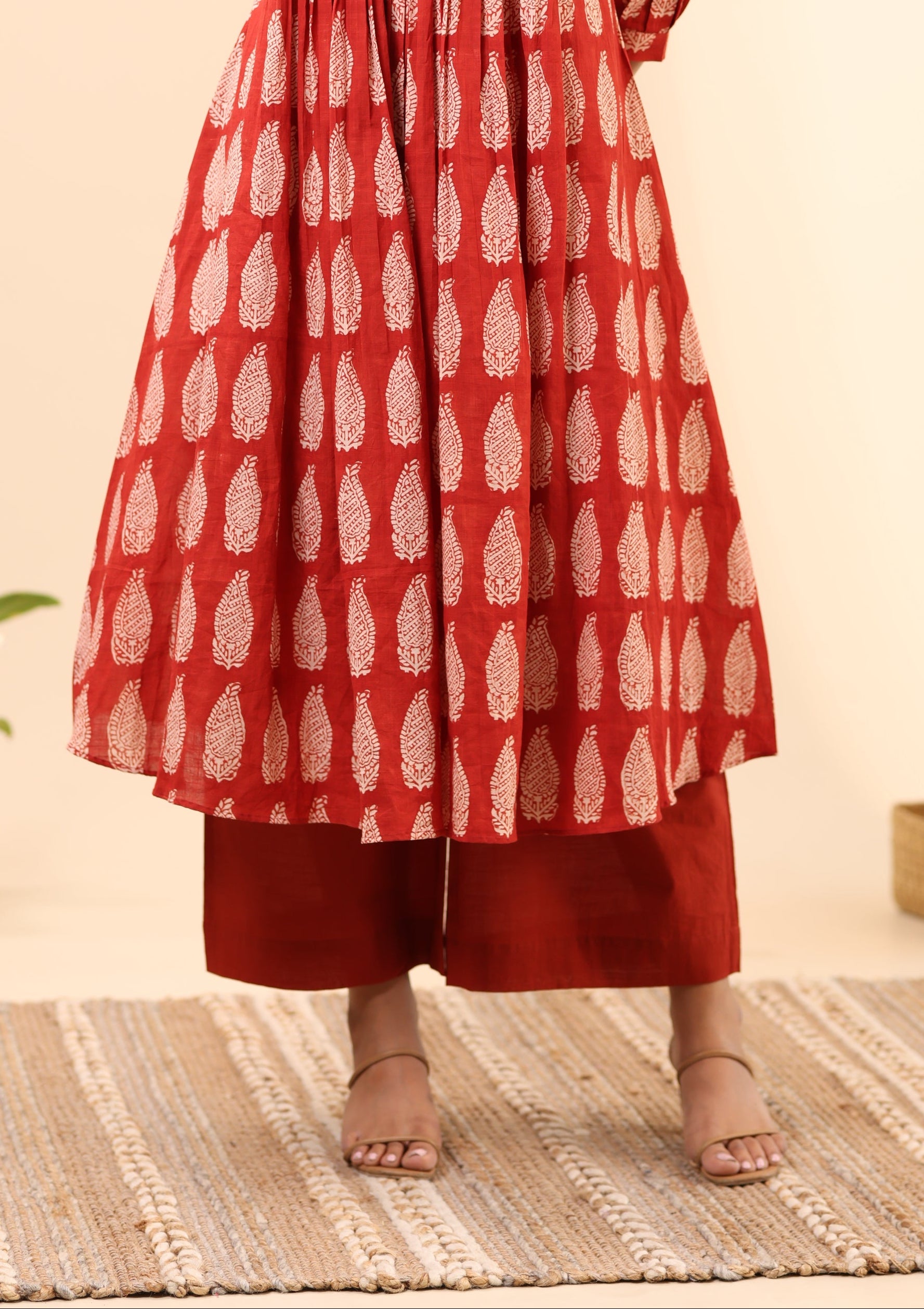 Maroon Palazzo Pant