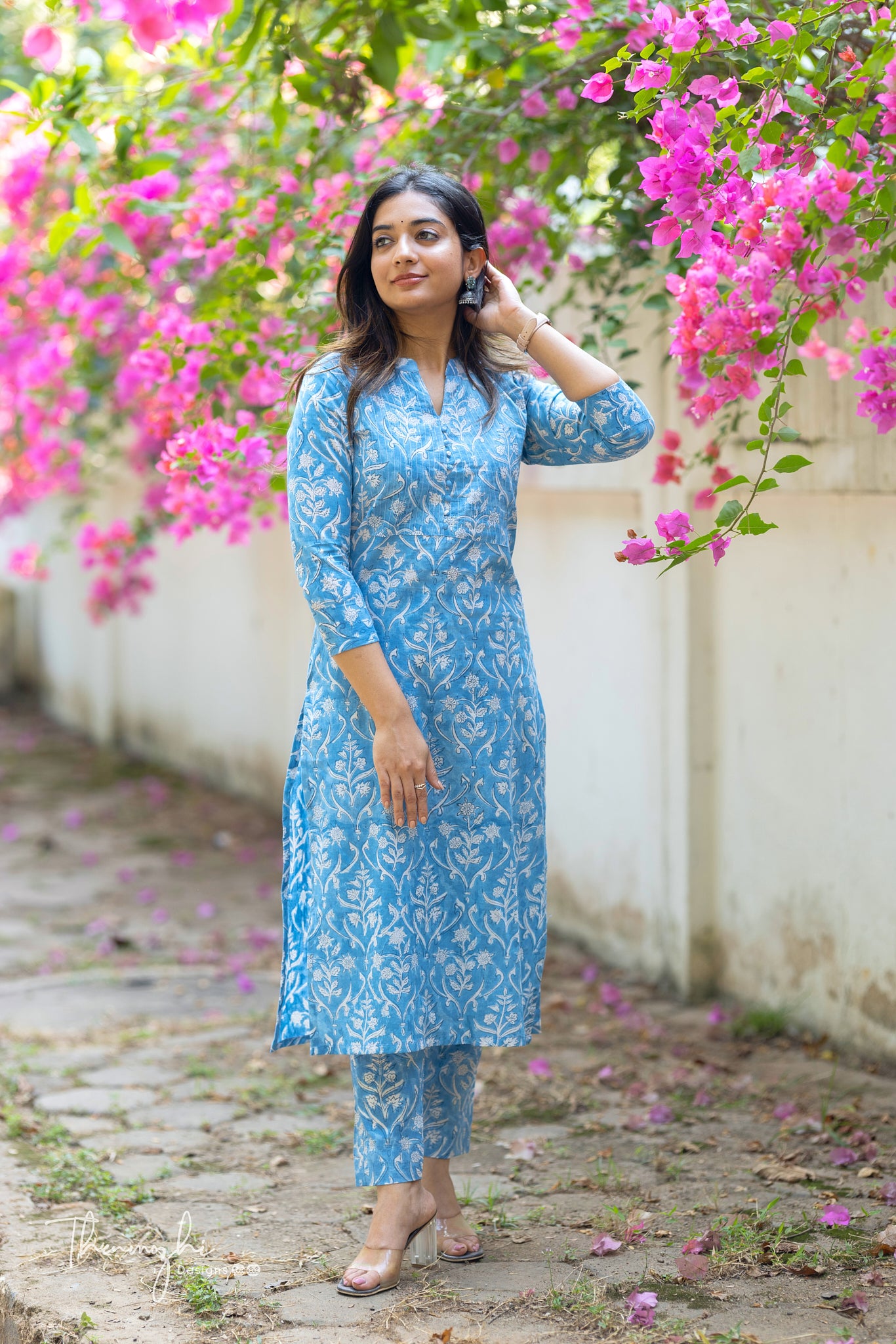 Light Blue Printed Co-ord Set