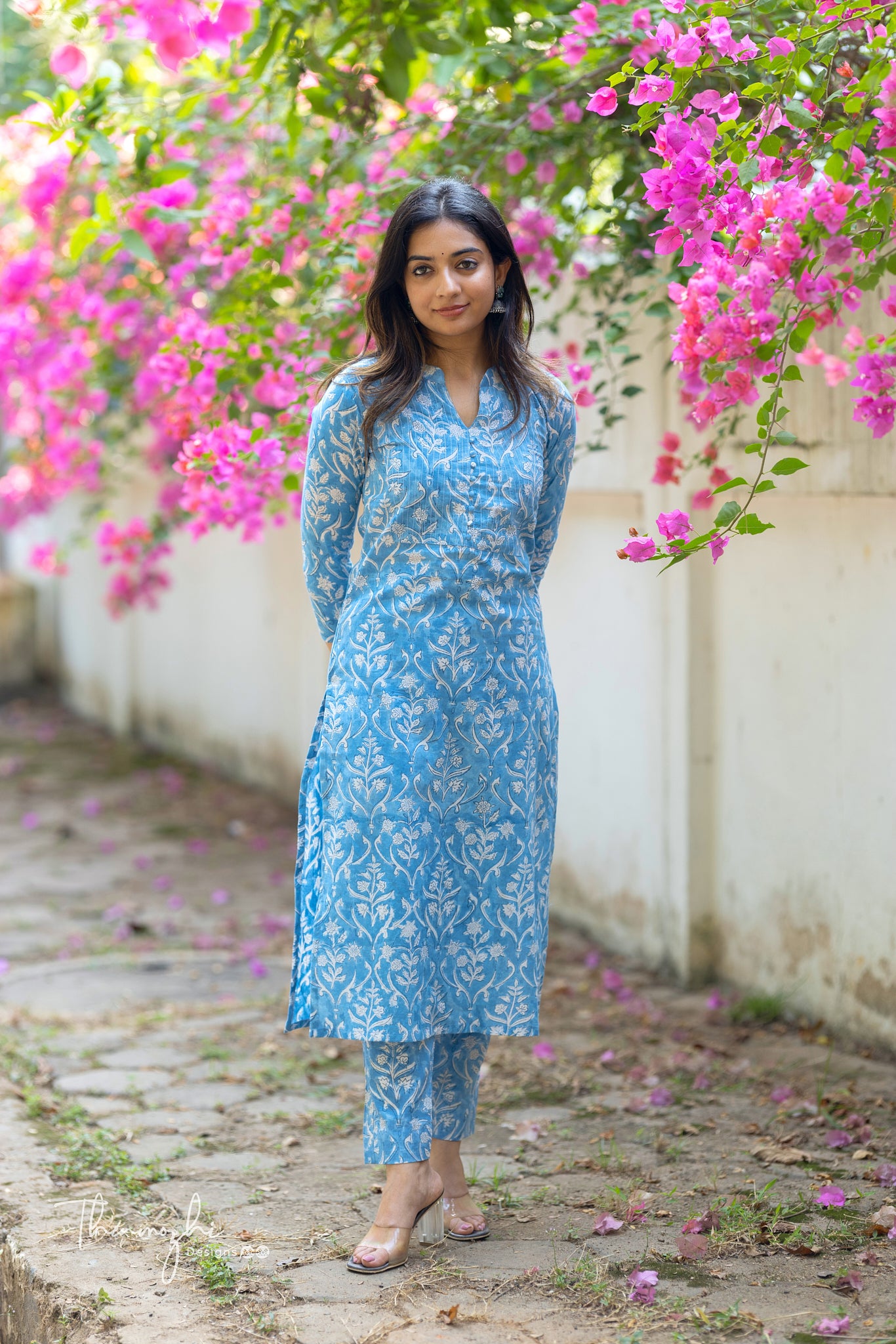 Light Blue Printed Co-ord Set