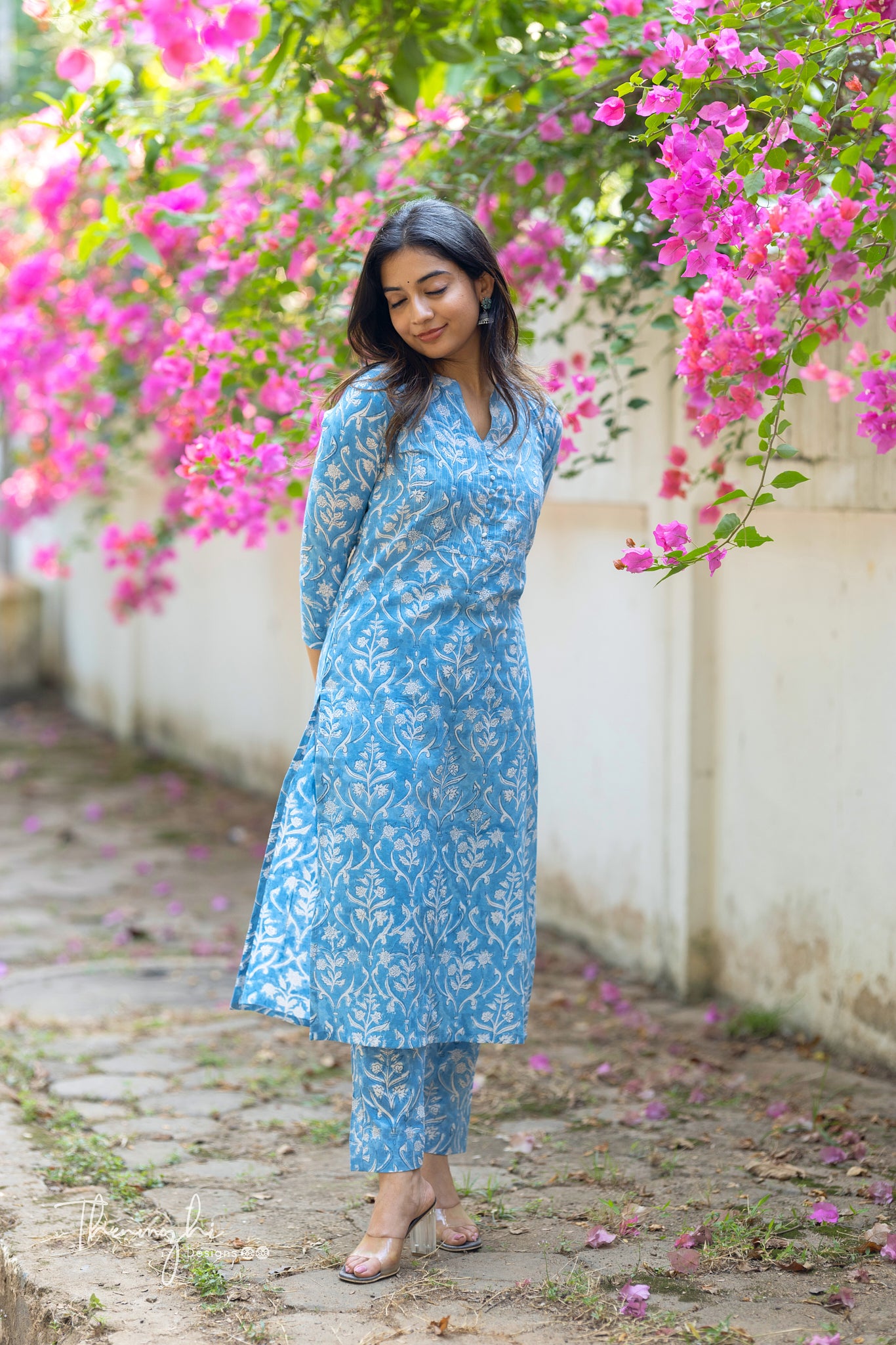 Light Blue Printed Co-ord Set