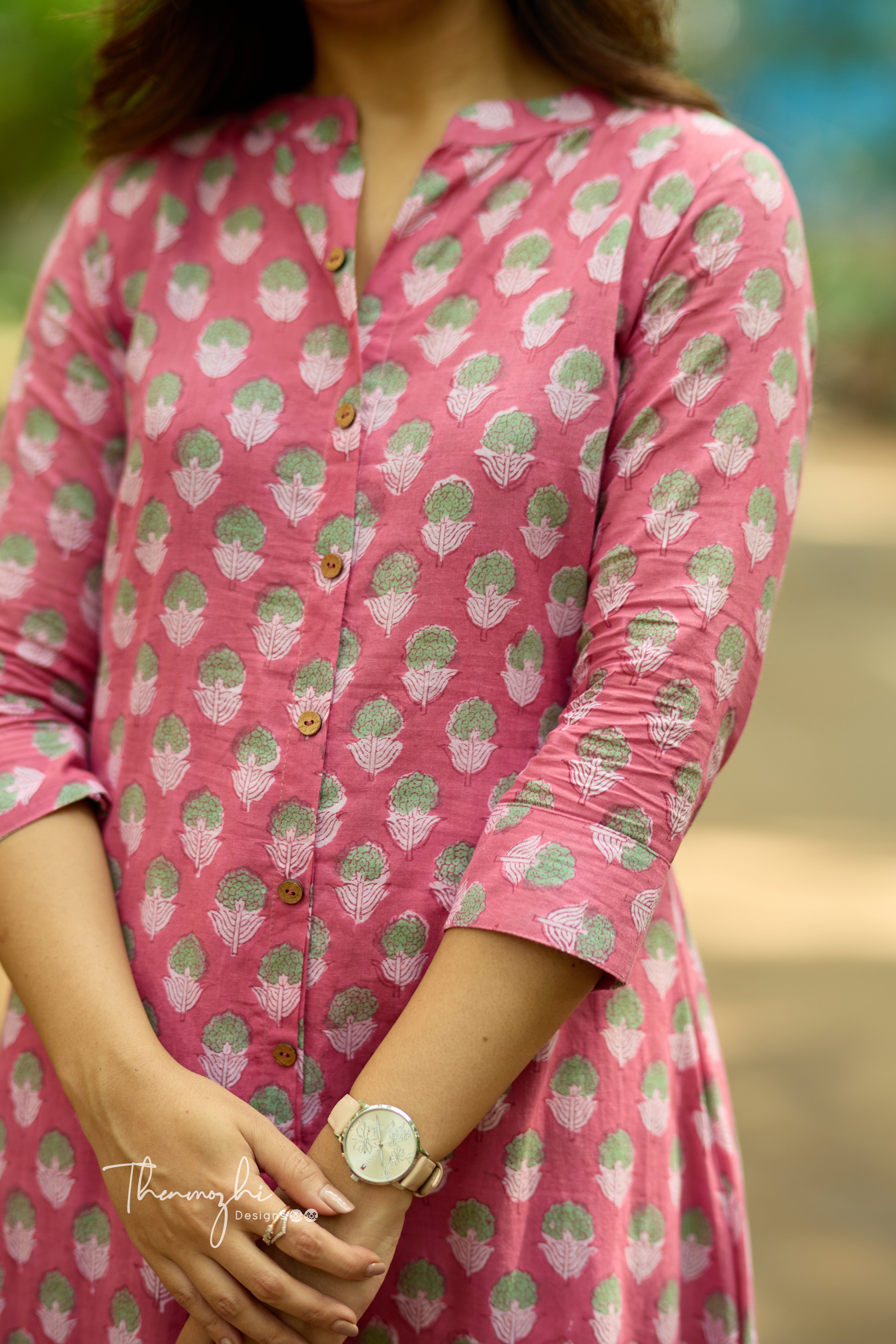 Hot Pink Printed Co-ord Set