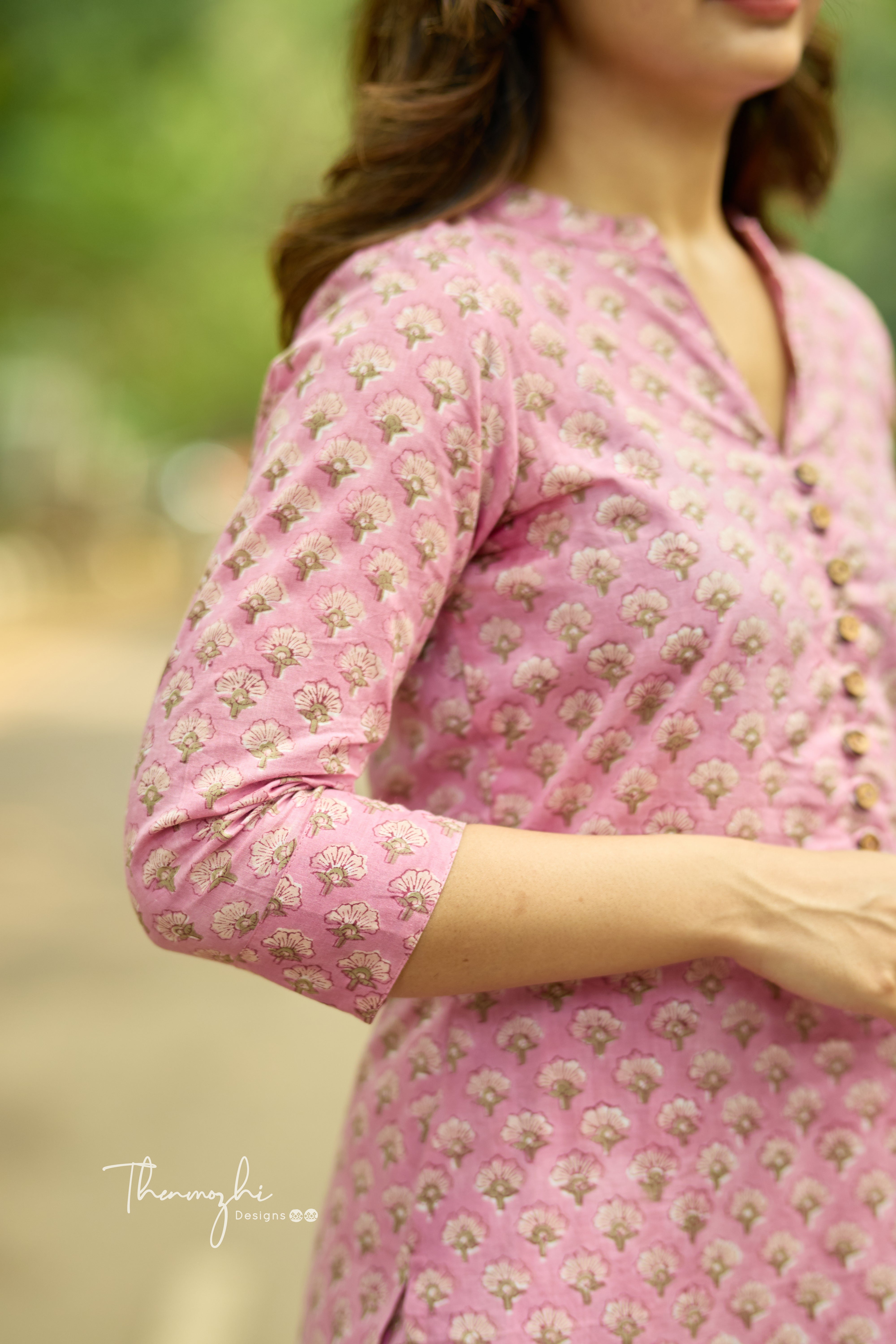 Onion Pink Printed Co-ord Set