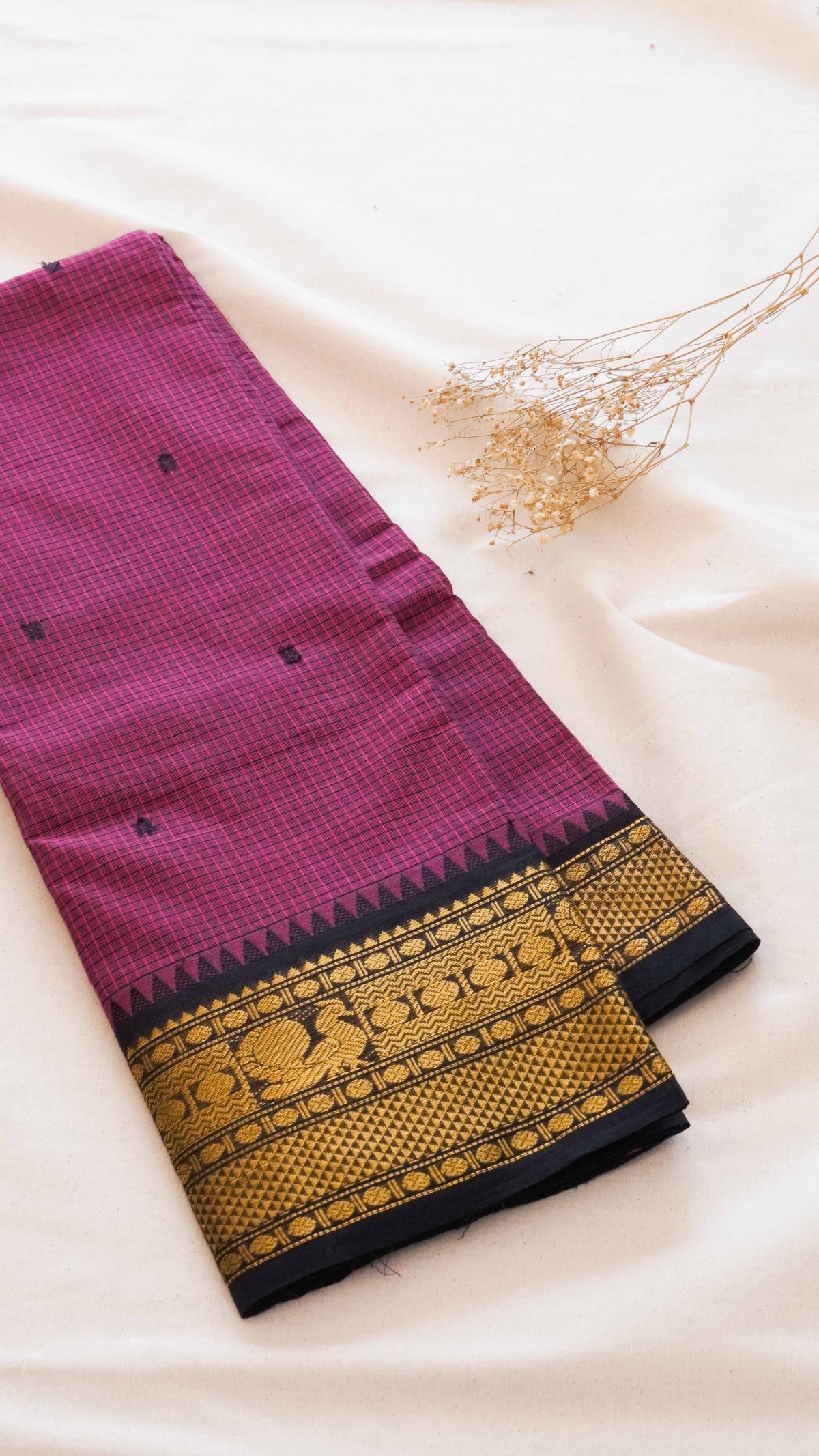 Kattam Chettinad Cotton Saree CW40