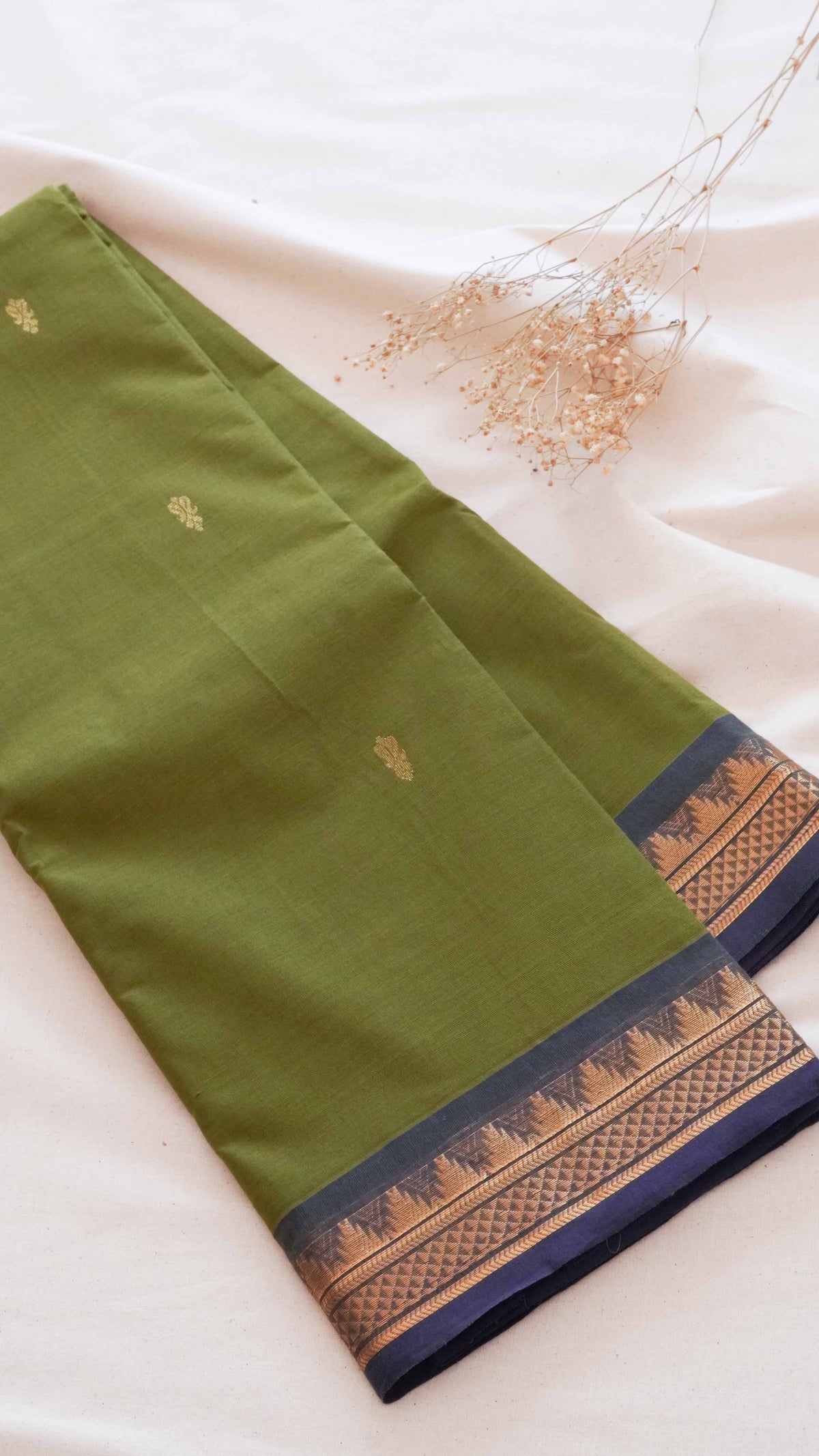 Butta Chettinad Cotton Saree CW20