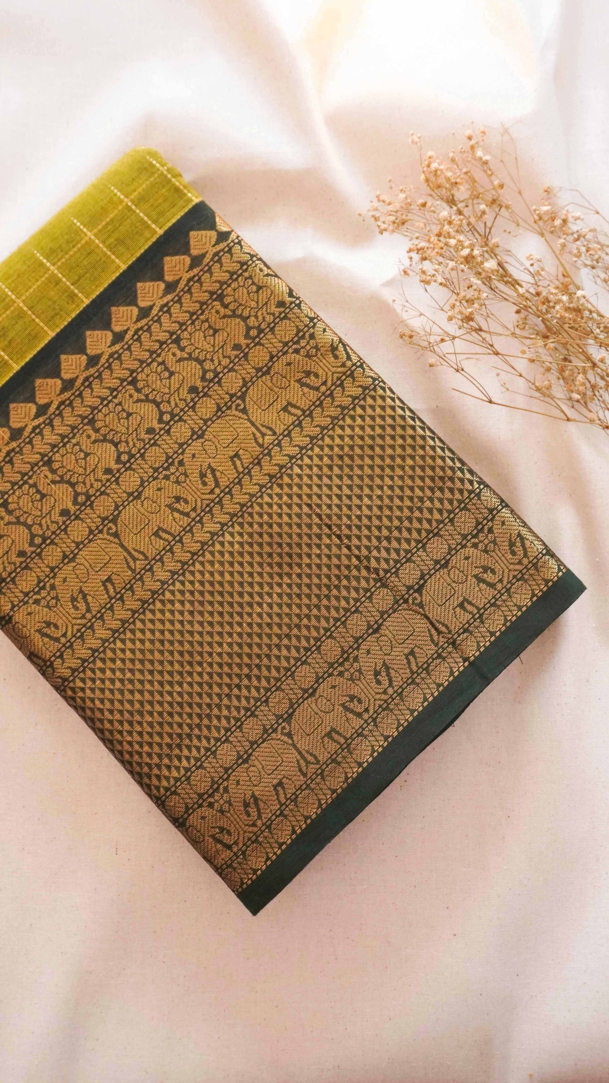 Kattam Chettinad Cotton Saree K01