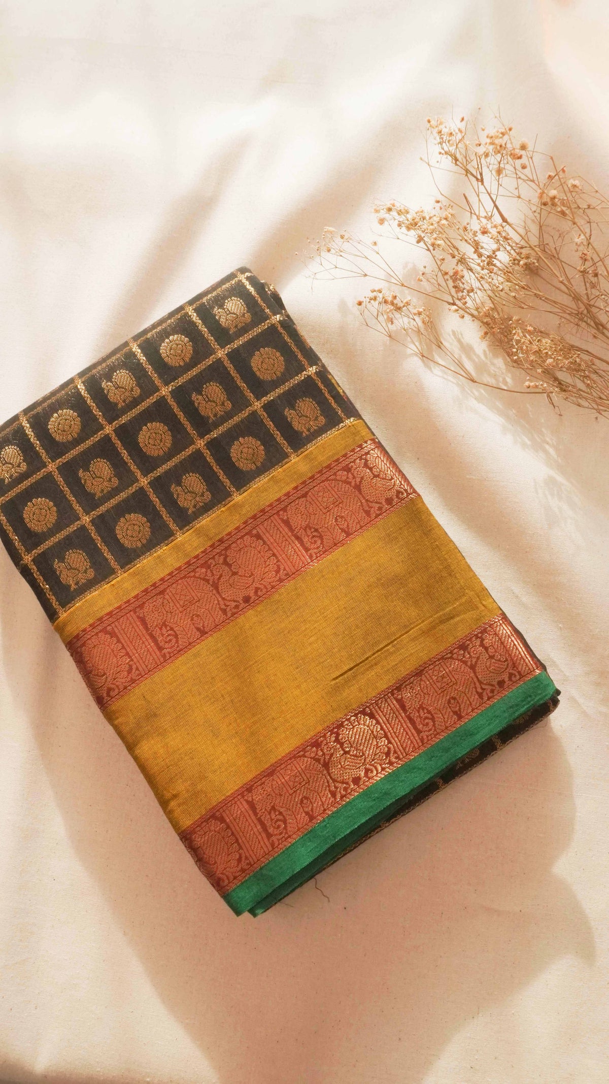 Kattam Chettinad Cotton Saree K02