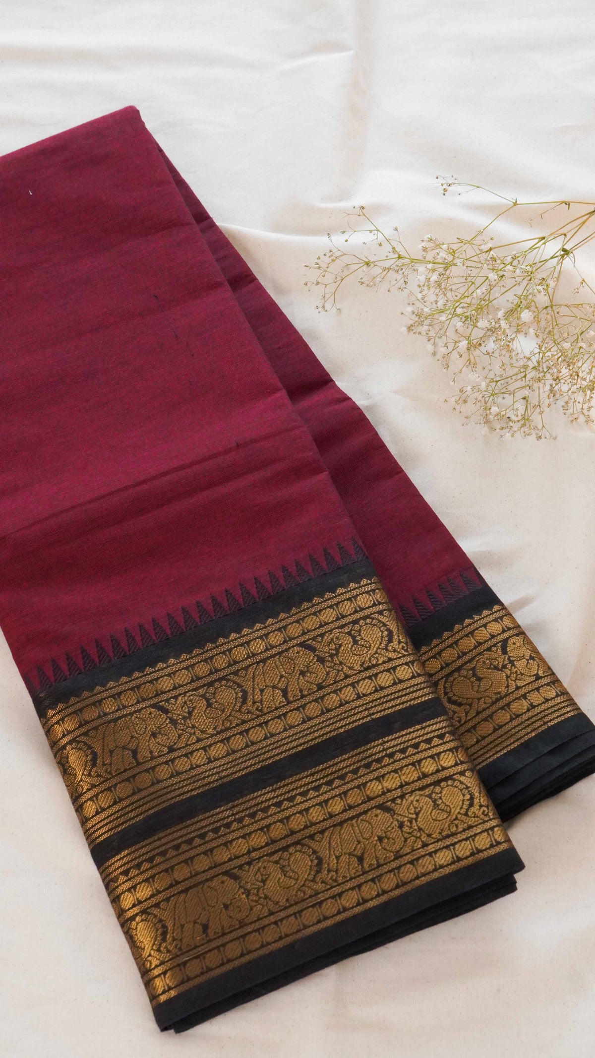 Rettapet Chettinad Cotton Saree CW65